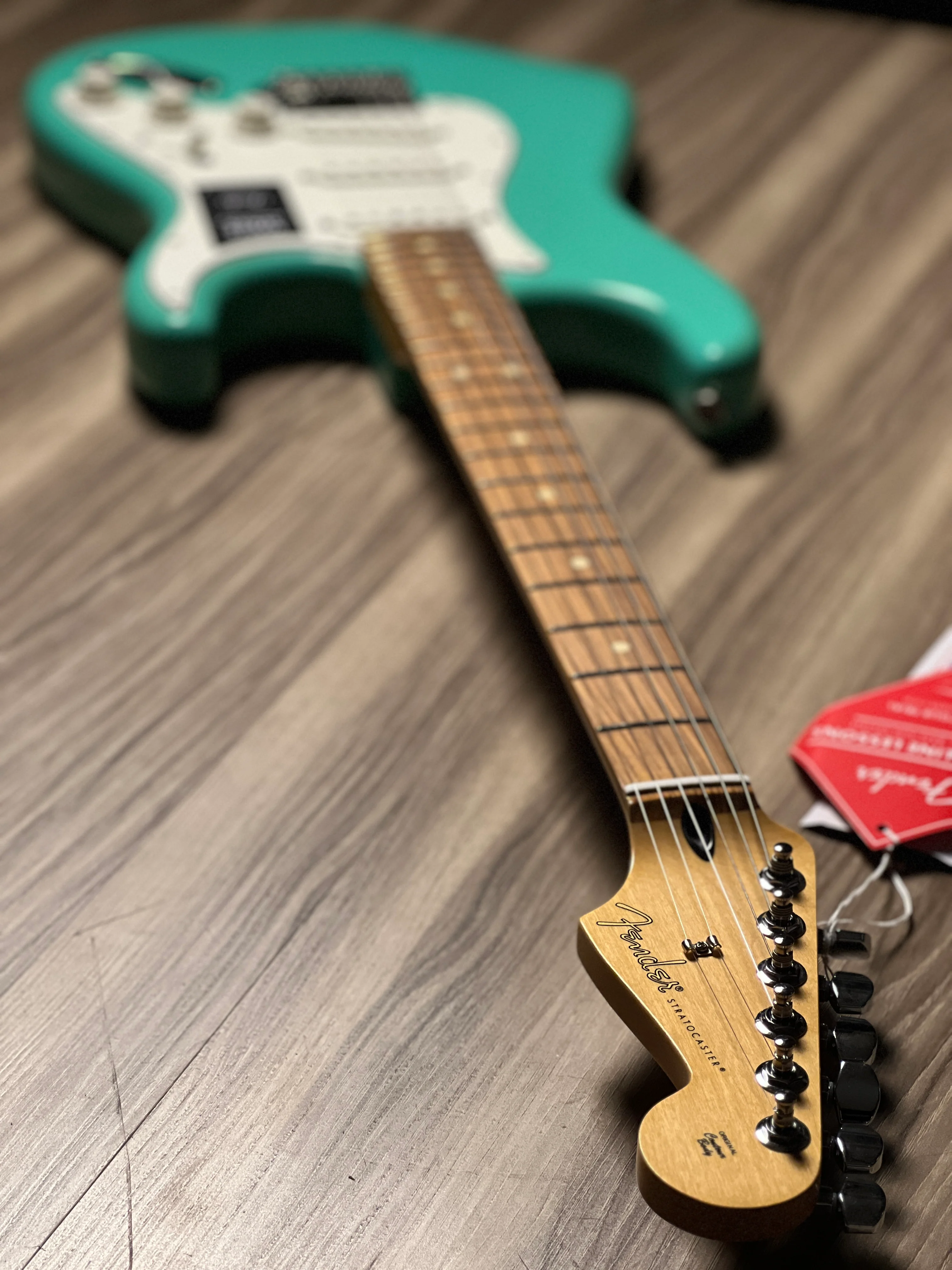 Fender Player Stratocaster and Pau Ferro FB in Sea Foam Green - Image 8
