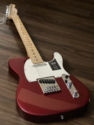 Fender Player Telecaster with Maple FB in Candy Apple Red - Image 4