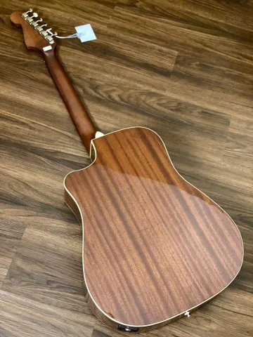 Fender Redondo Player Acoustic Electric in Sunburst - Image 4