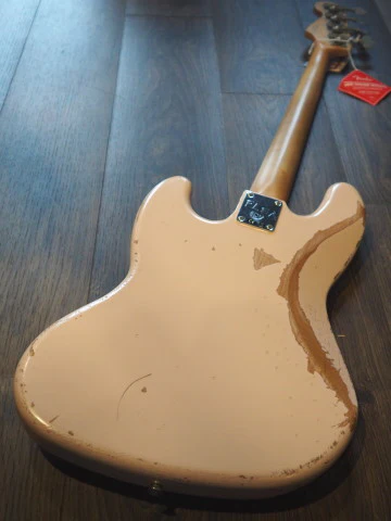 Fender Signature Flea Road Worn Jazz Bass Shell Pink - Image 5