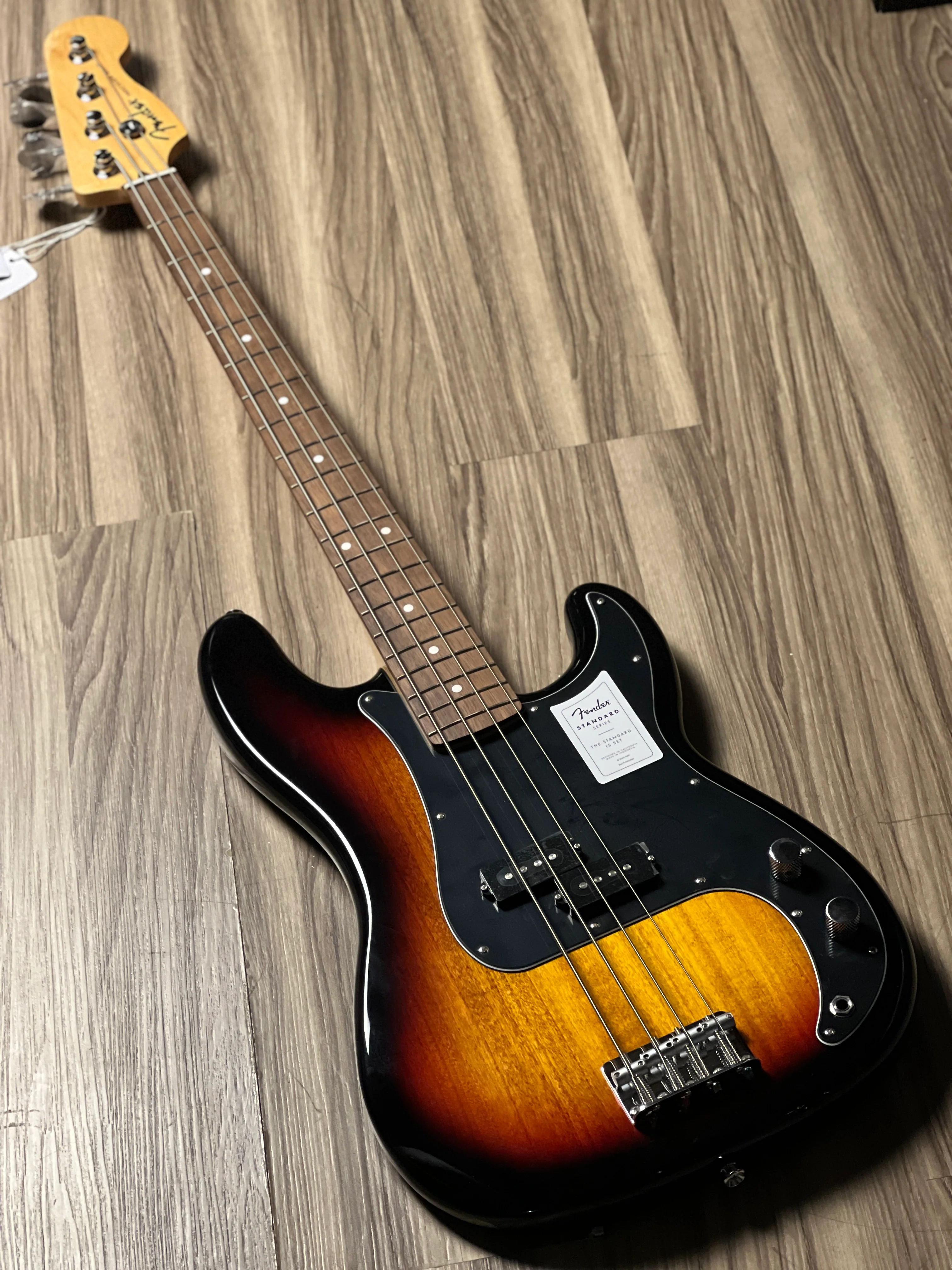 Fender Standard Precision Bass with Laurel FB in 3-Tone Sunburst - Image 2