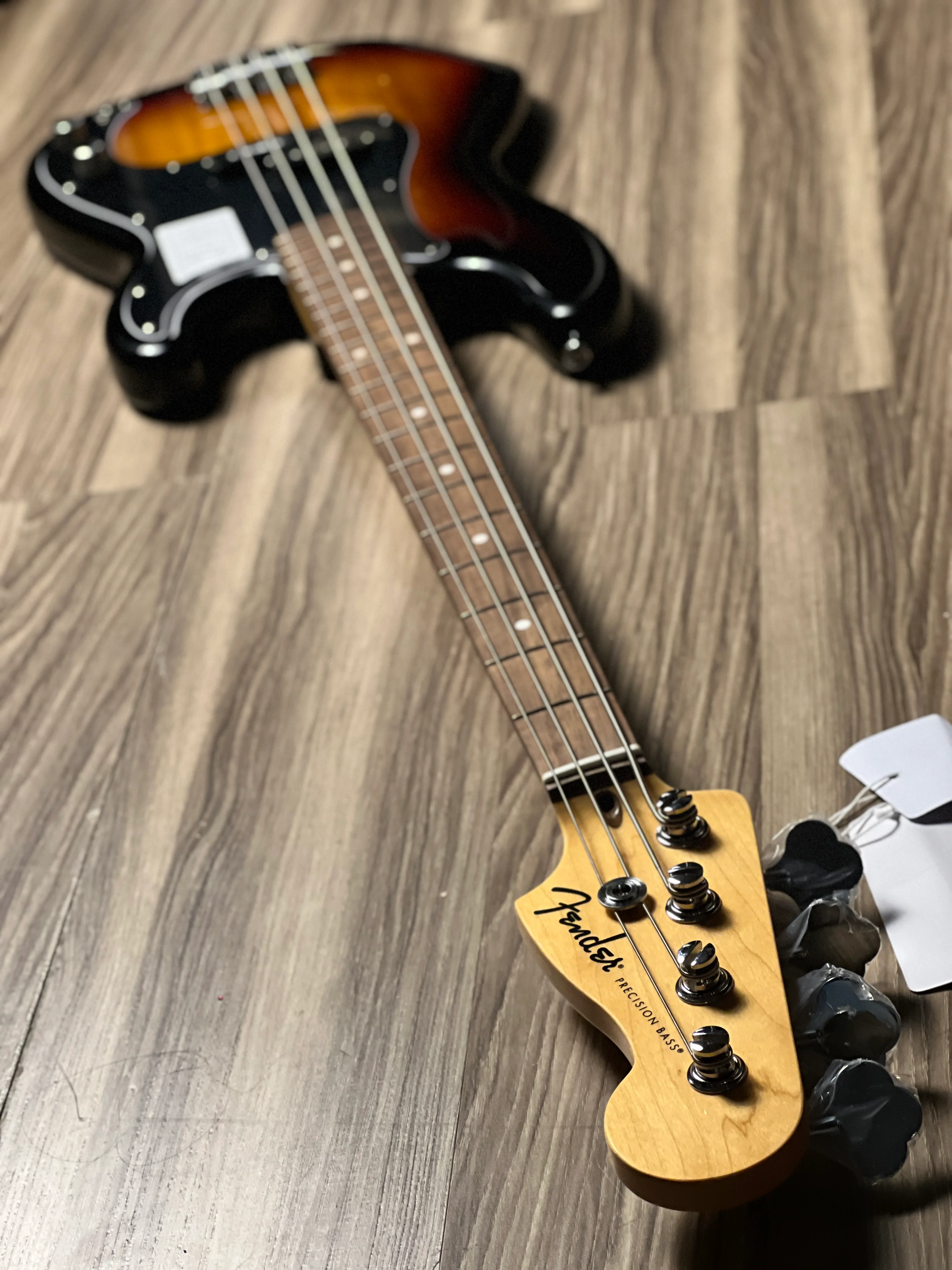 Fender Standard Precision Bass with Laurel FB in 3-Tone Sunburst - Image 6