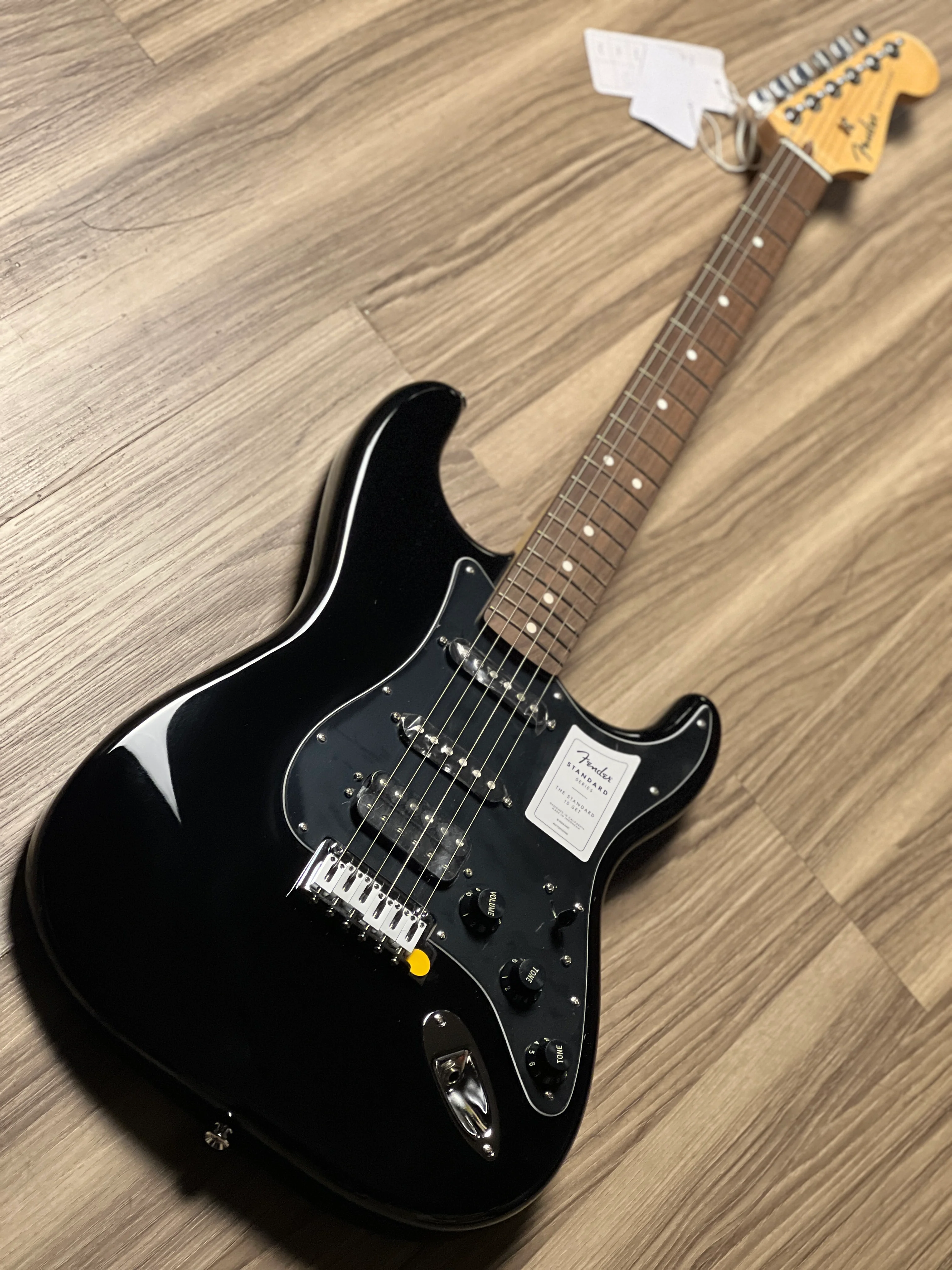 Fender Standard Stratocaster HSS with Laurel FB in Black - Image 3
