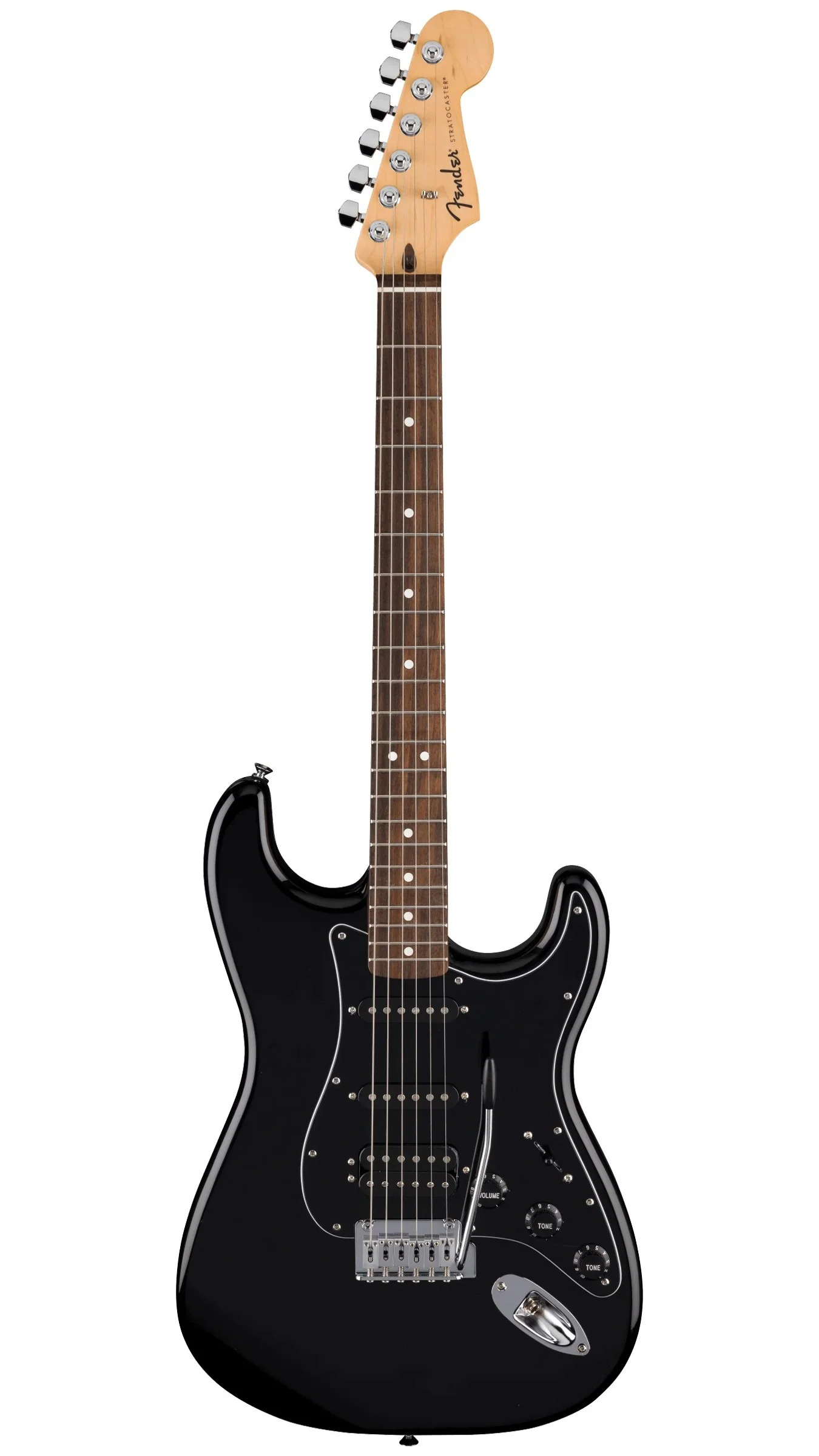 Fender Standard Stratocaster HSS with Laurel FB in Black - Image 7