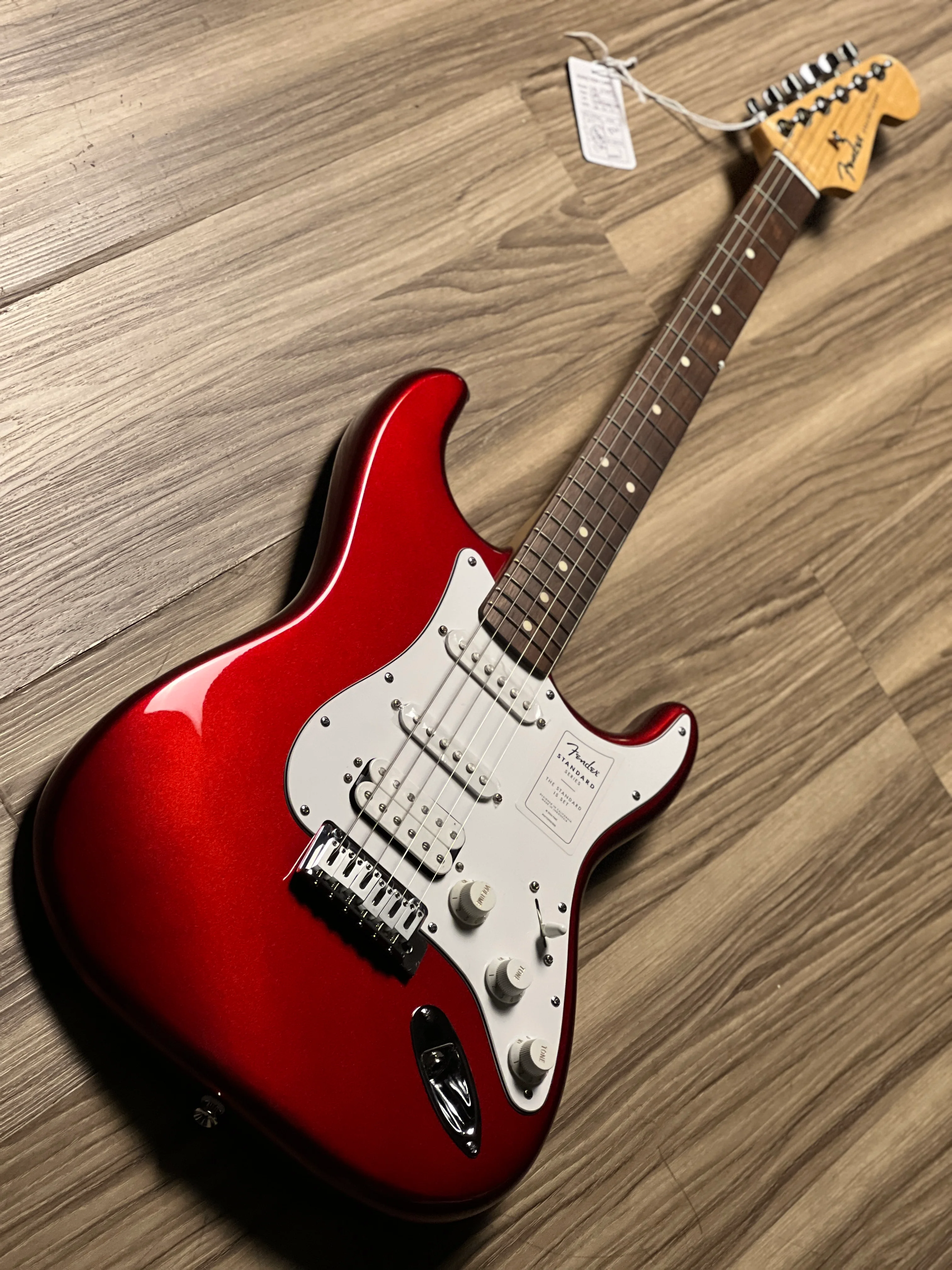 Fender Standard Stratocaster HSS with Laurel FB in Candy Cola - Image 3