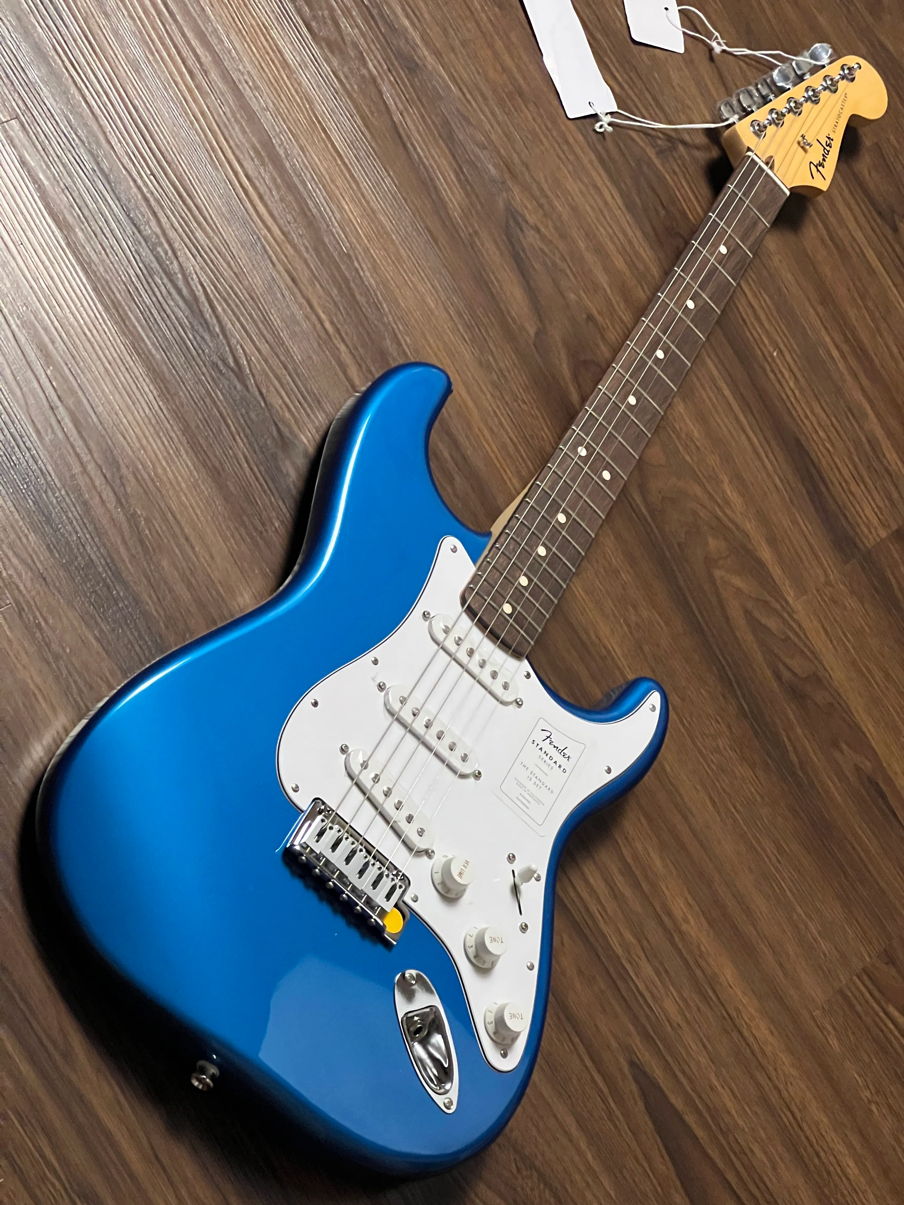 Fender Standard Stratocaster with Laurel FB in Aqua Marine Metallic - Image 3