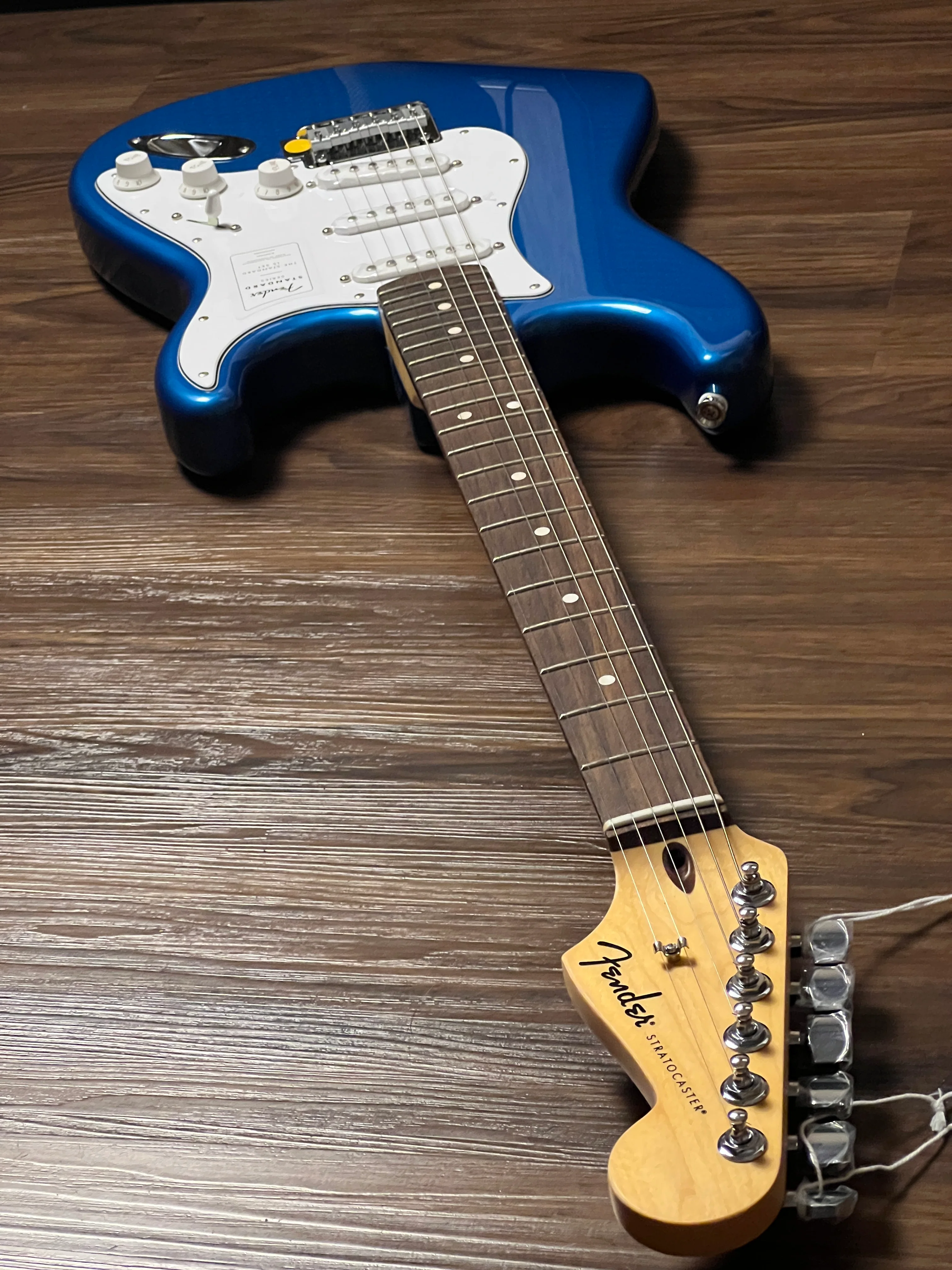 Fender Standard Stratocaster with Laurel FB in Aqua Marine Metallic - Image 6