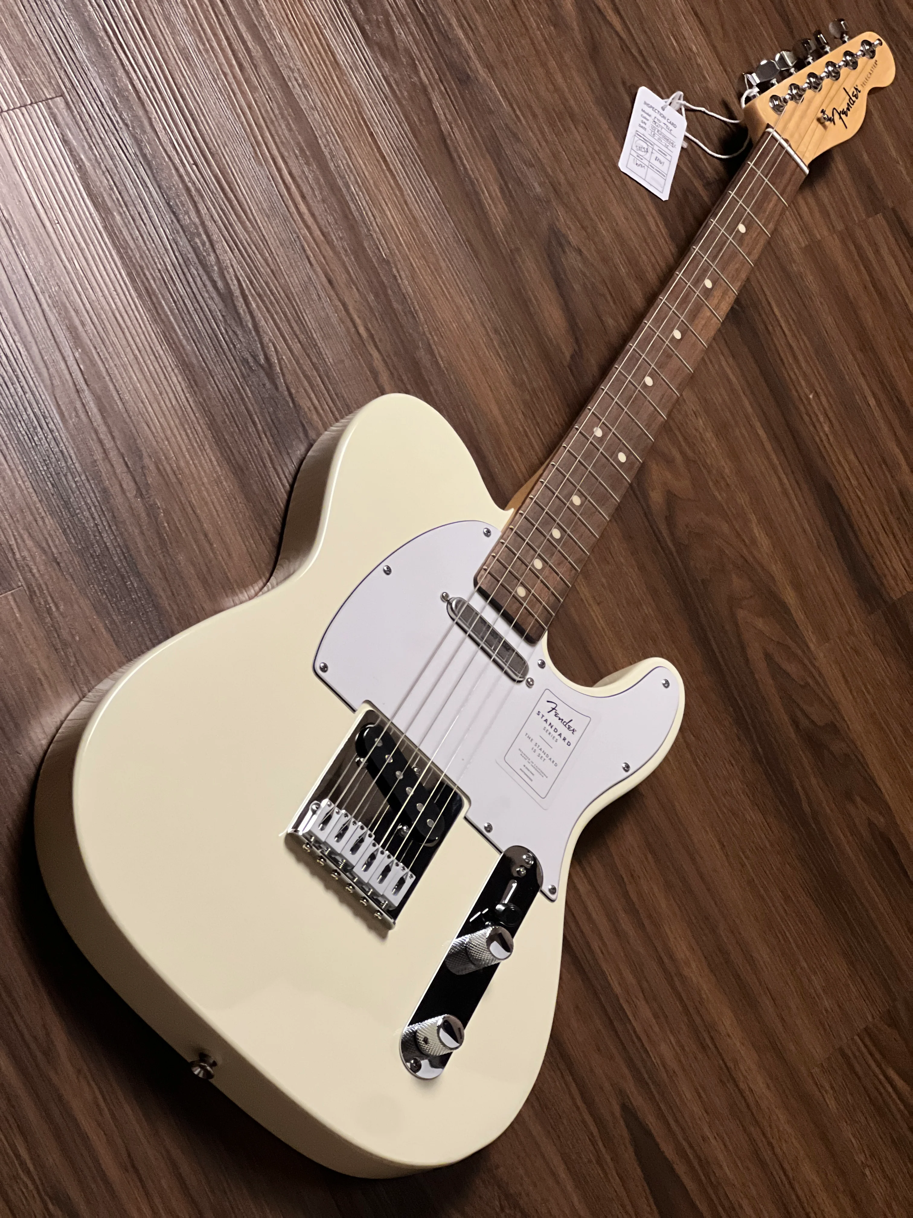 Fender Standard Telecaster with Laurel FB in Olympic White - Image 3
