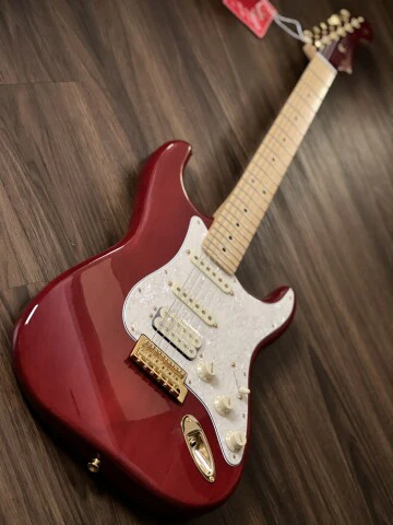Fender Tash Sultana Stratocaster With Maple FB In Transparent Cherry - Image 3
