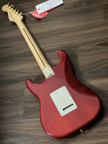 Fender Tash Sultana Stratocaster With Maple FB In Transparent Cherry - Image 4