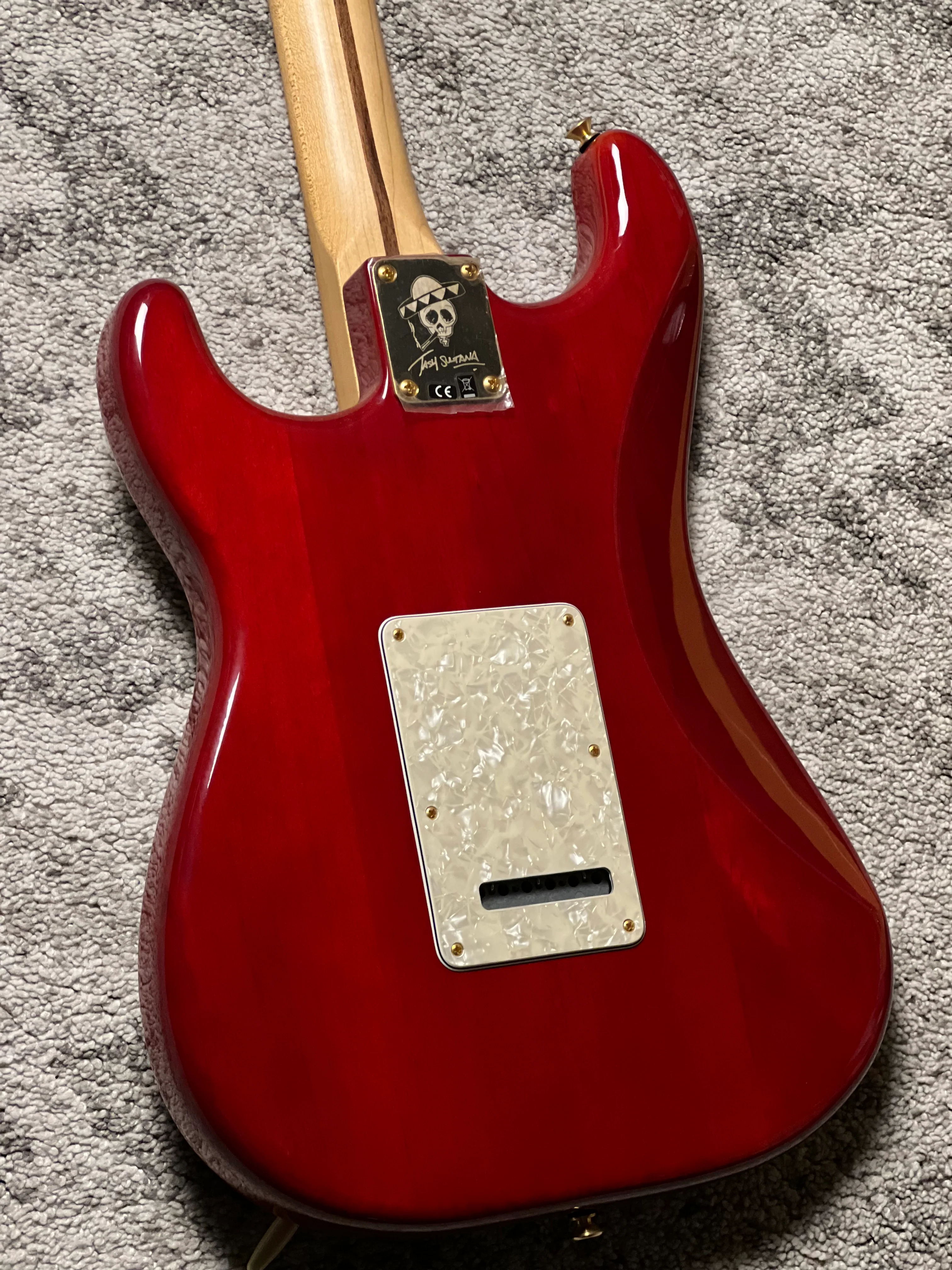 Fender Tash Sultana Stratocaster With Maple FB In Transparent Cherry MX20054061 (USED) - Image 6