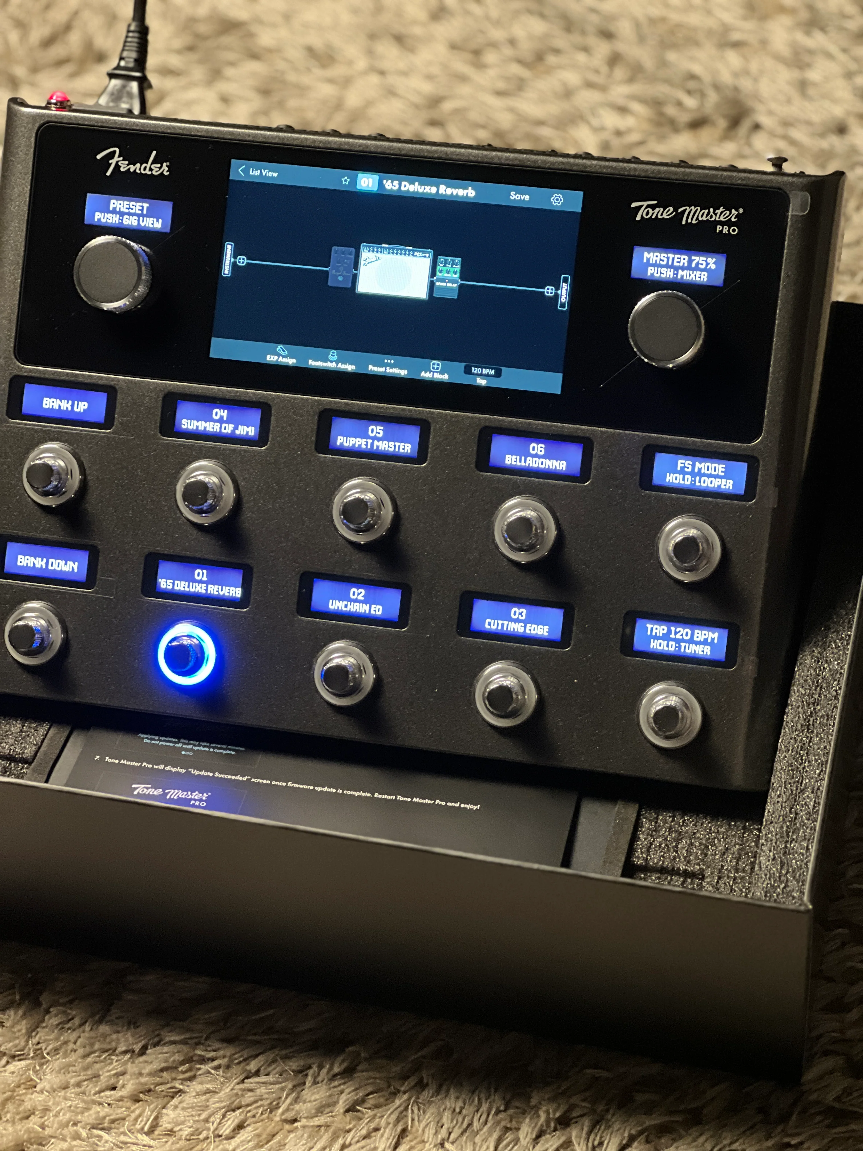 Fender Tone Master Pro Multi-effects Guitar Processor EU Plug - Image 2