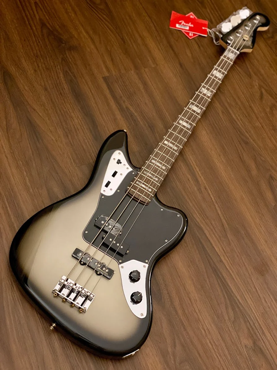 Fender Troy Sanders Jaguar Bass with Rosewood FB in Silverburst - Image 2