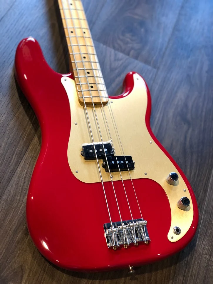 Fender Vintera `50s Precision Bass - Dakota Red - Image 4