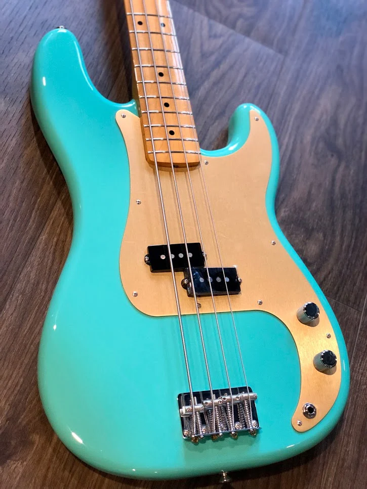 Fender Vintera `50s Precision Bass - Sea Foam Green - Image 4