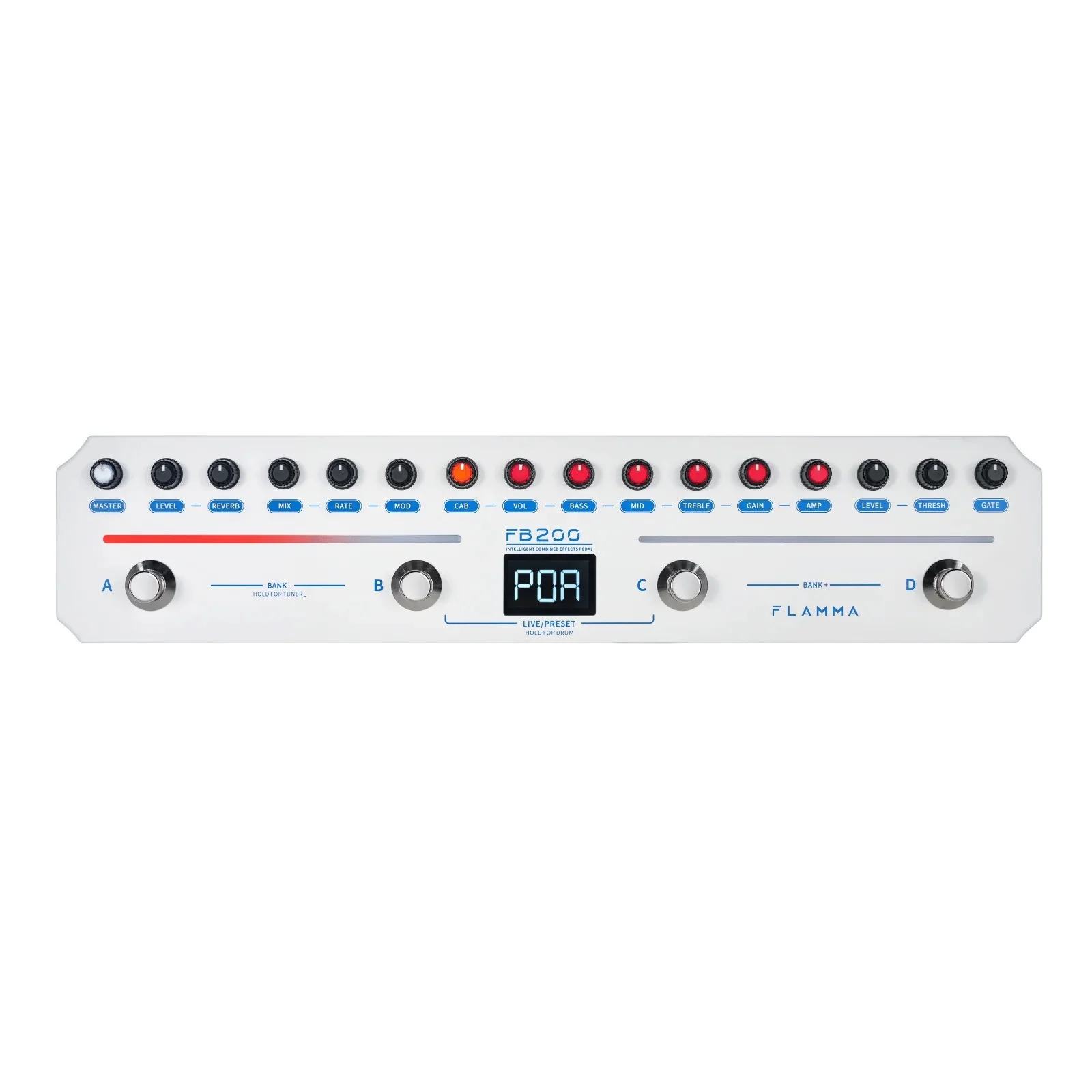 Flamma FB200 Intelligent Bass Multi Effects Pedal - Image 4