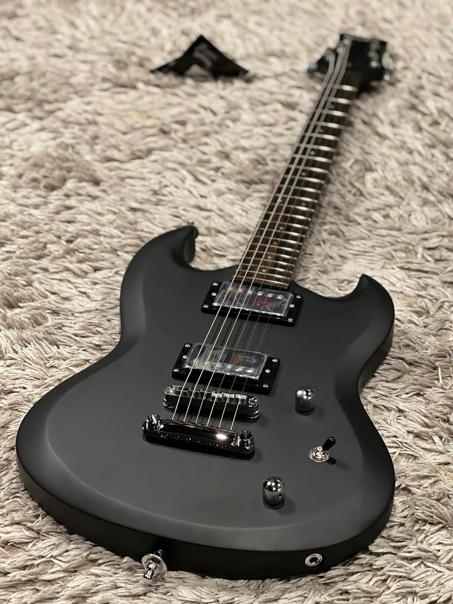 Framus S 370 XG D-Series in Solid Black Satin - Image 2