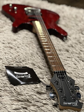 Framus Teambuilt Pro Series Diablo II Pro - Burgundy Red Transparent Satin - Image 5