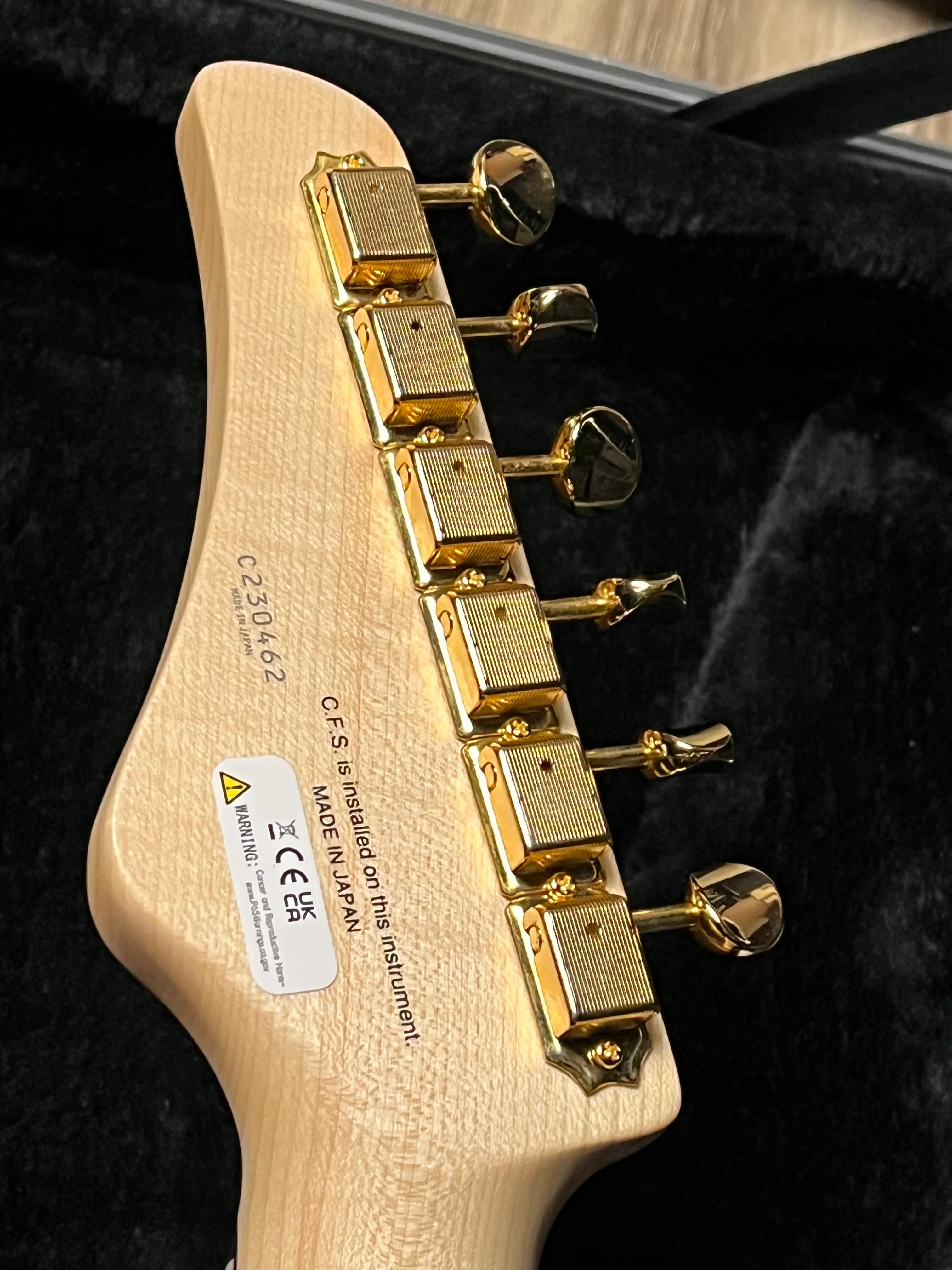 Fujigen FGN Guitars Expert EOS Odyssey in Navy Blue with Hardshell Case C230462 (USED) - Image 8