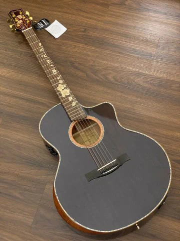 Galatasaray GT-QD1BLK-BK-FLX with Bevel Cut and Fishman Flex in Black Full Solid - Image 3