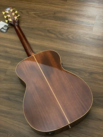 Galatasaray GT-QD2OM-FLX YN Full Solid Mahogany with Fishman Flex Preamp - Image 5