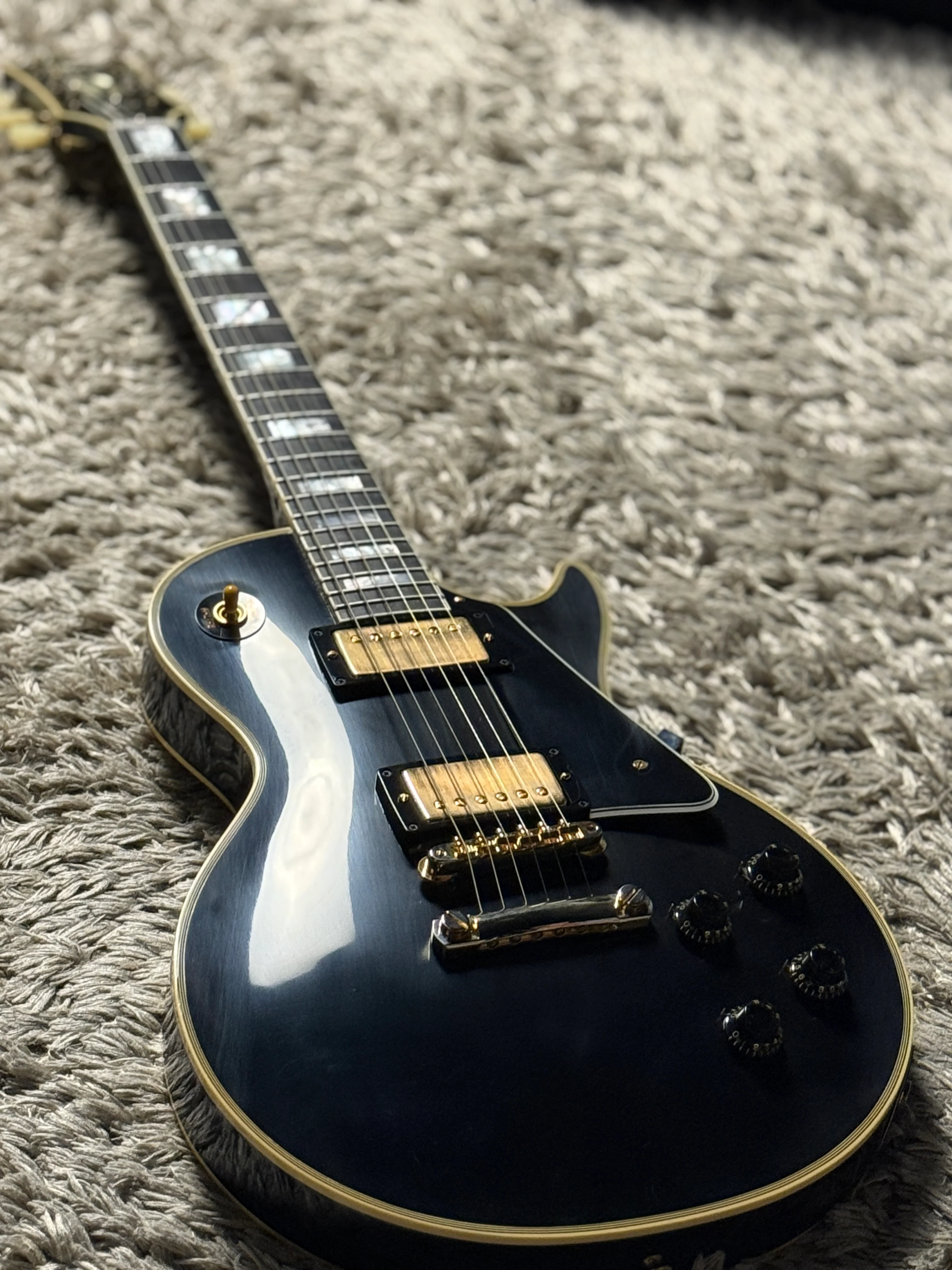 Gibson 1957 Les Paul Custom Reissue VOS - Ebony 2-Pickup 741155 - Image 14