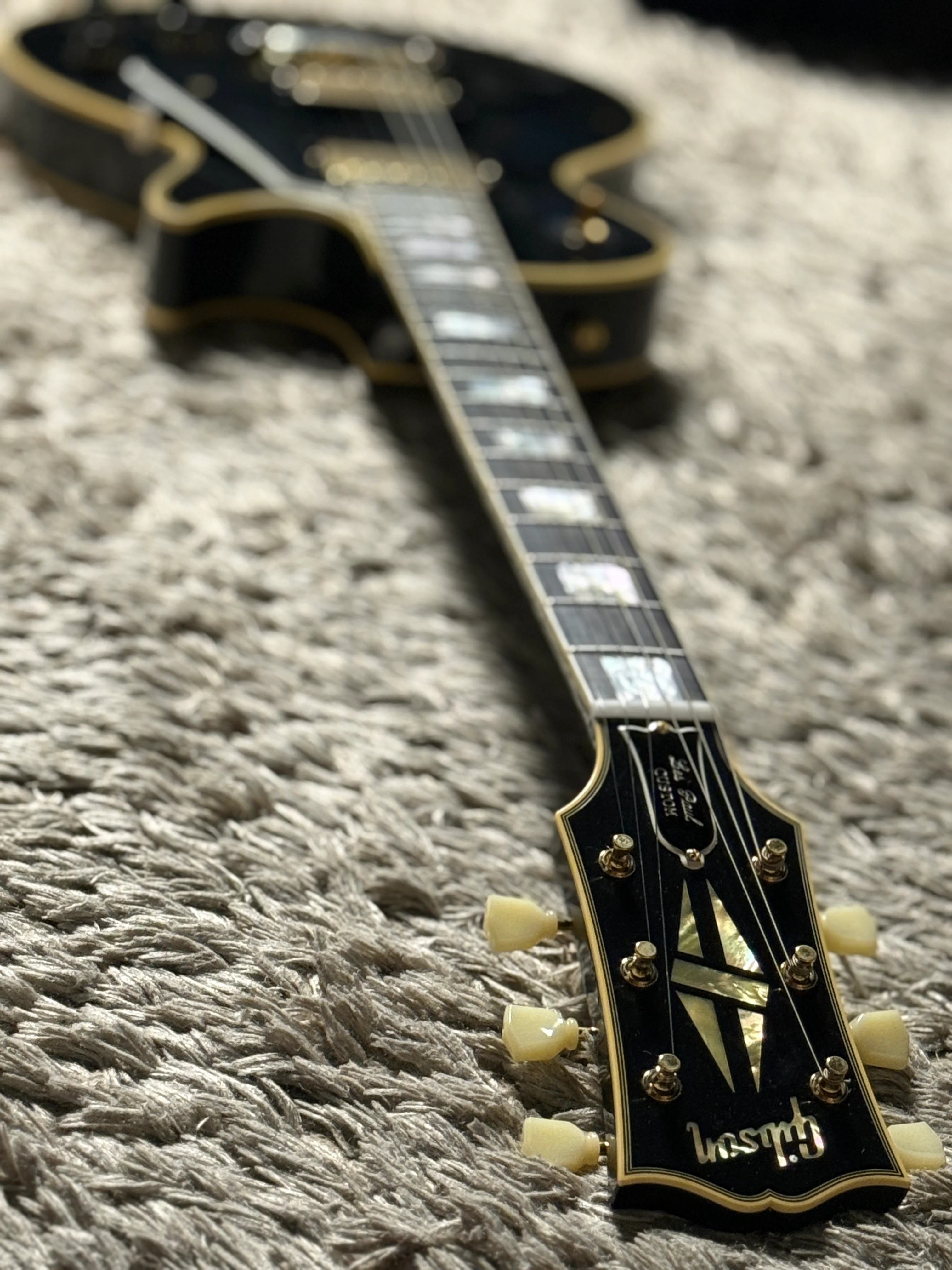 Gibson 1957 Les Paul Custom Reissue VOS - Ebony 2-Pickup 741155 - Image 20