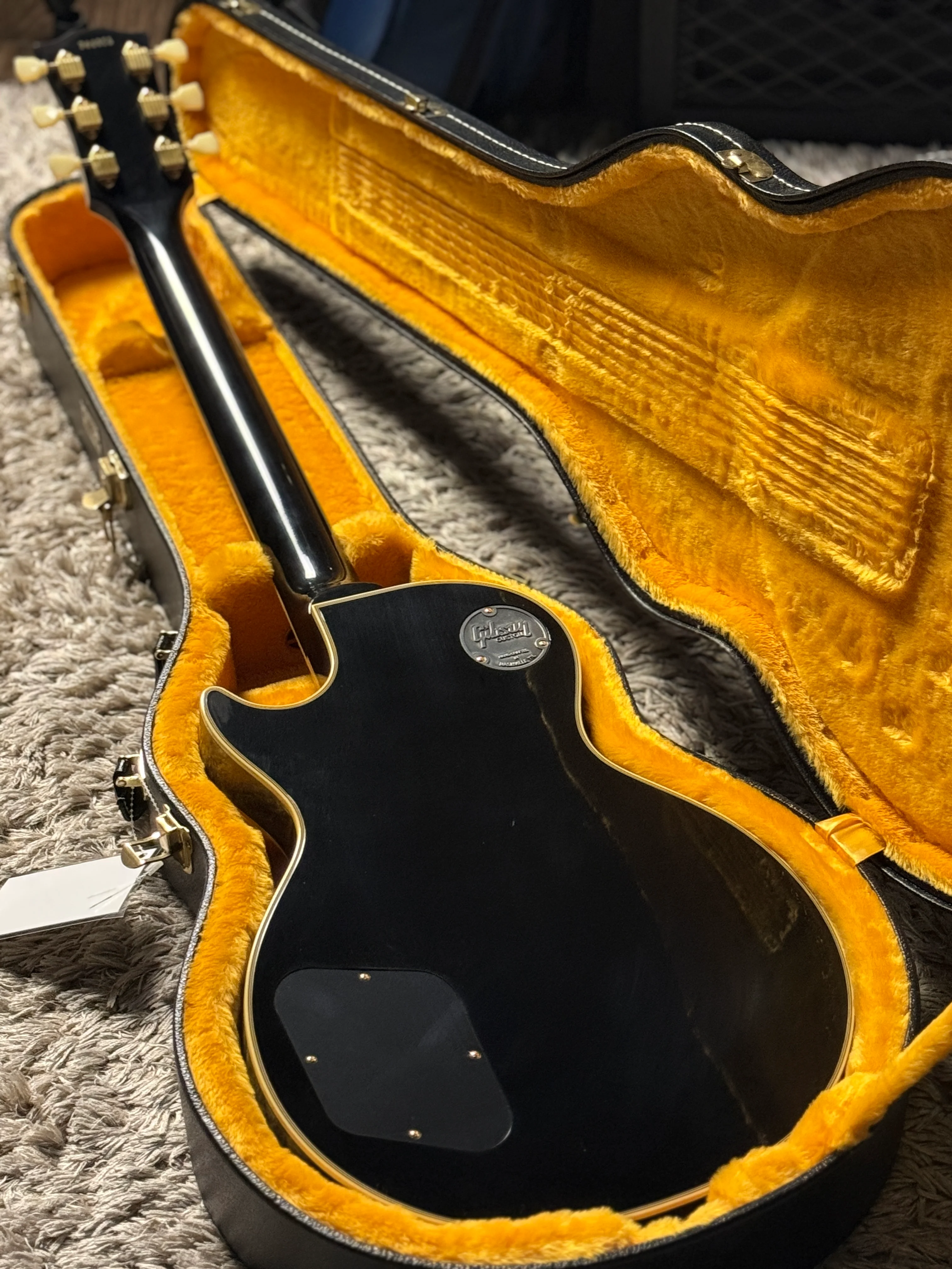 Gibson 1957 Les Paul Custom Reissue VOS - Ebony 2-Pickup 741155 - Image 7