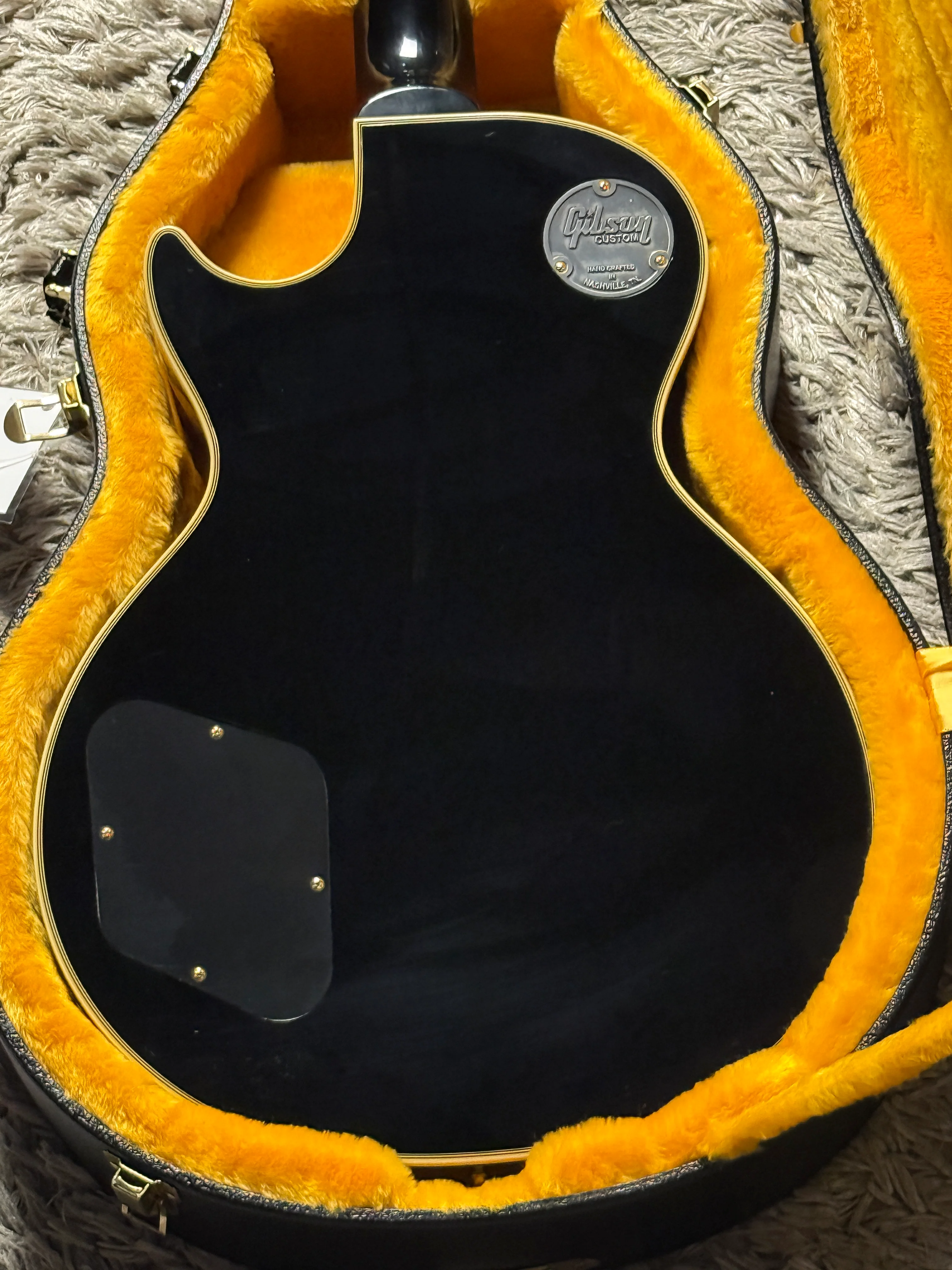 Gibson 1957 Les Paul Custom Reissue VOS - Ebony 2-Pickup 741155 - Image 8