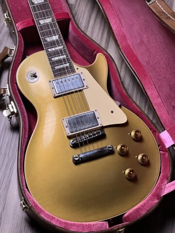 Gibson 1957 Les Paul Gold Top Reissue Vos in Double Gold w/ Case 73141 - Image 3