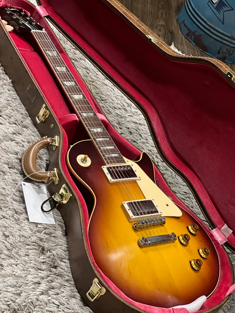 Gibson 1958 Les Paul Standard Reissue - Bourbon Burst VOS - Image 3