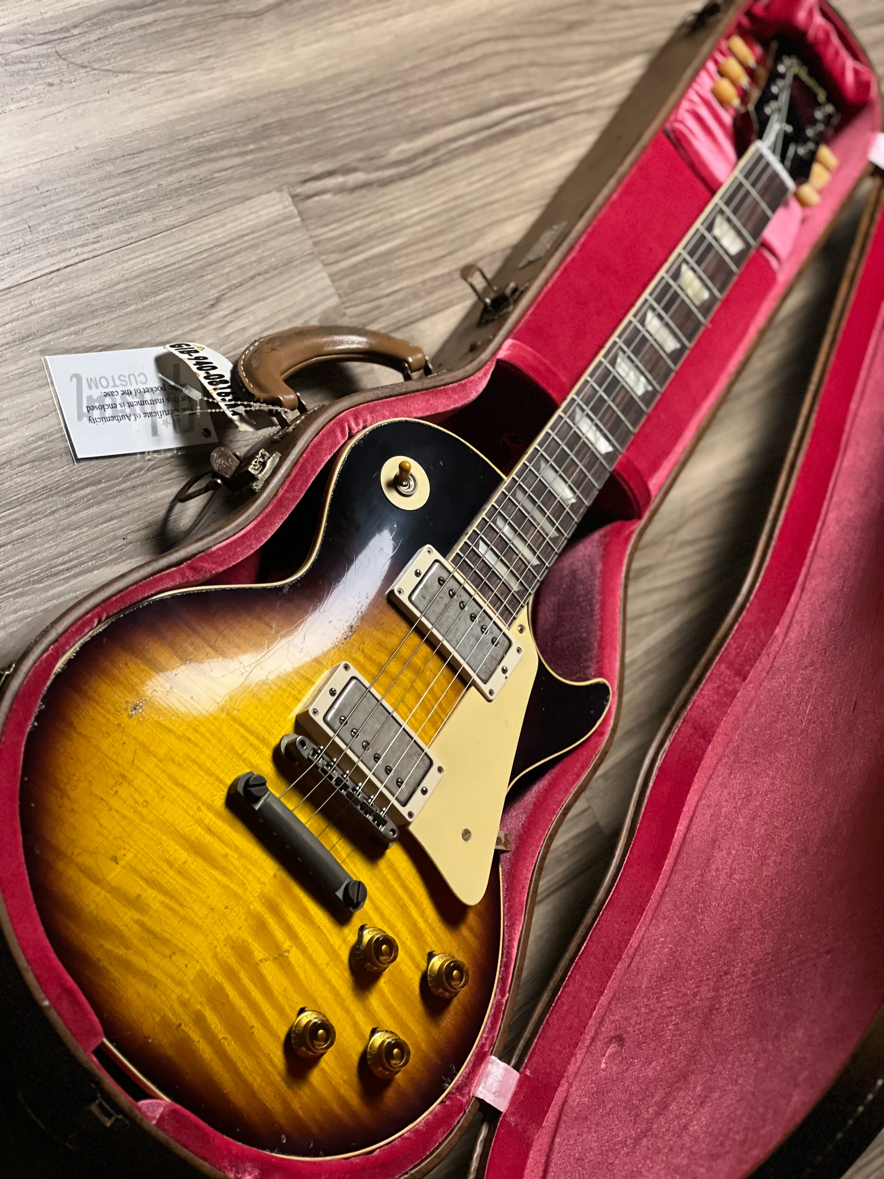Gibson 1959 Les Paul Standard Reissue Heavy Aged Murphy Lab Kindred Burst 95095 - Image 2