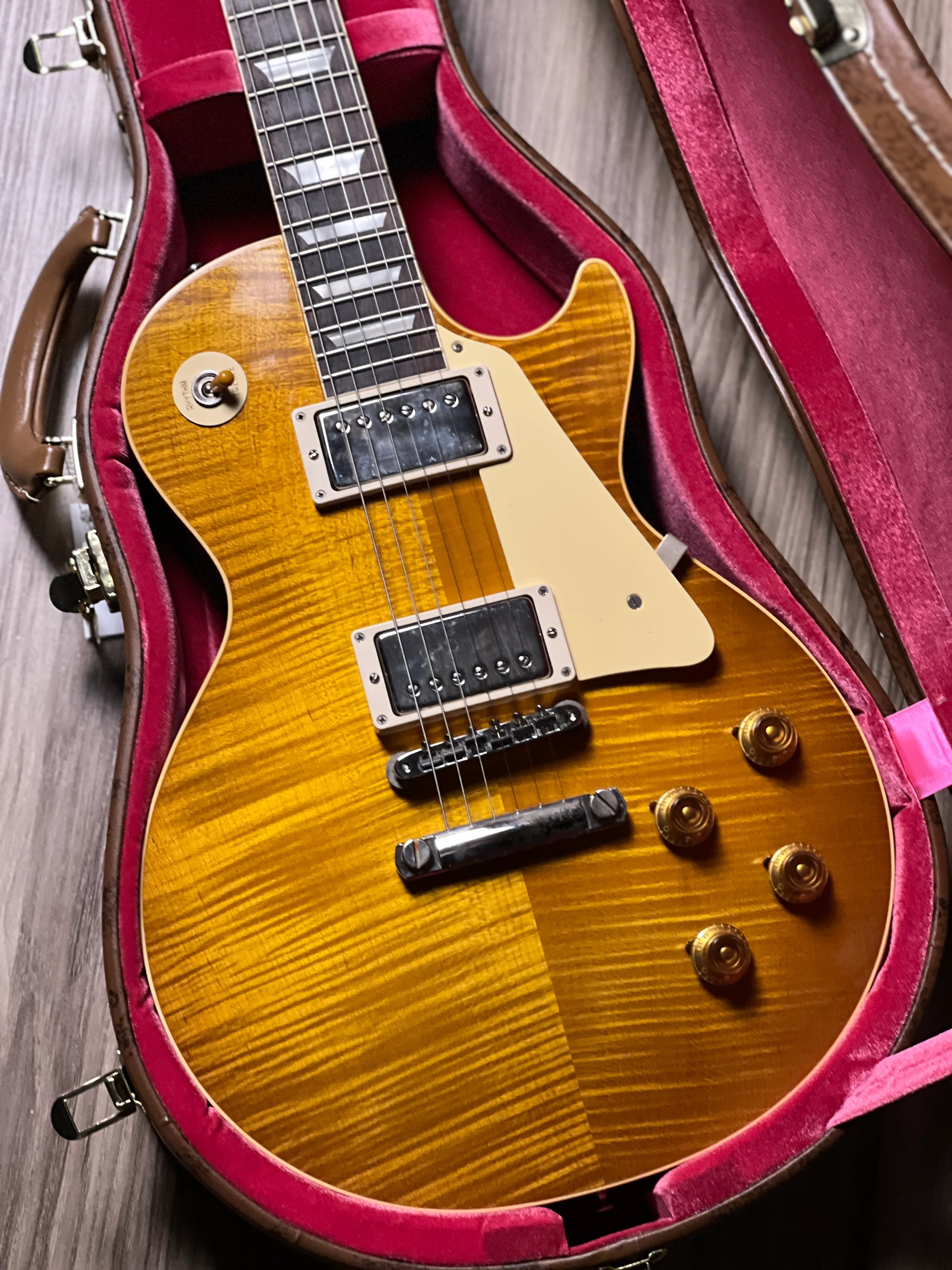 Gibson 1959 Les Paul Standard Reissue VOS In Dirty Lemon w/Case 942868 - Image 2