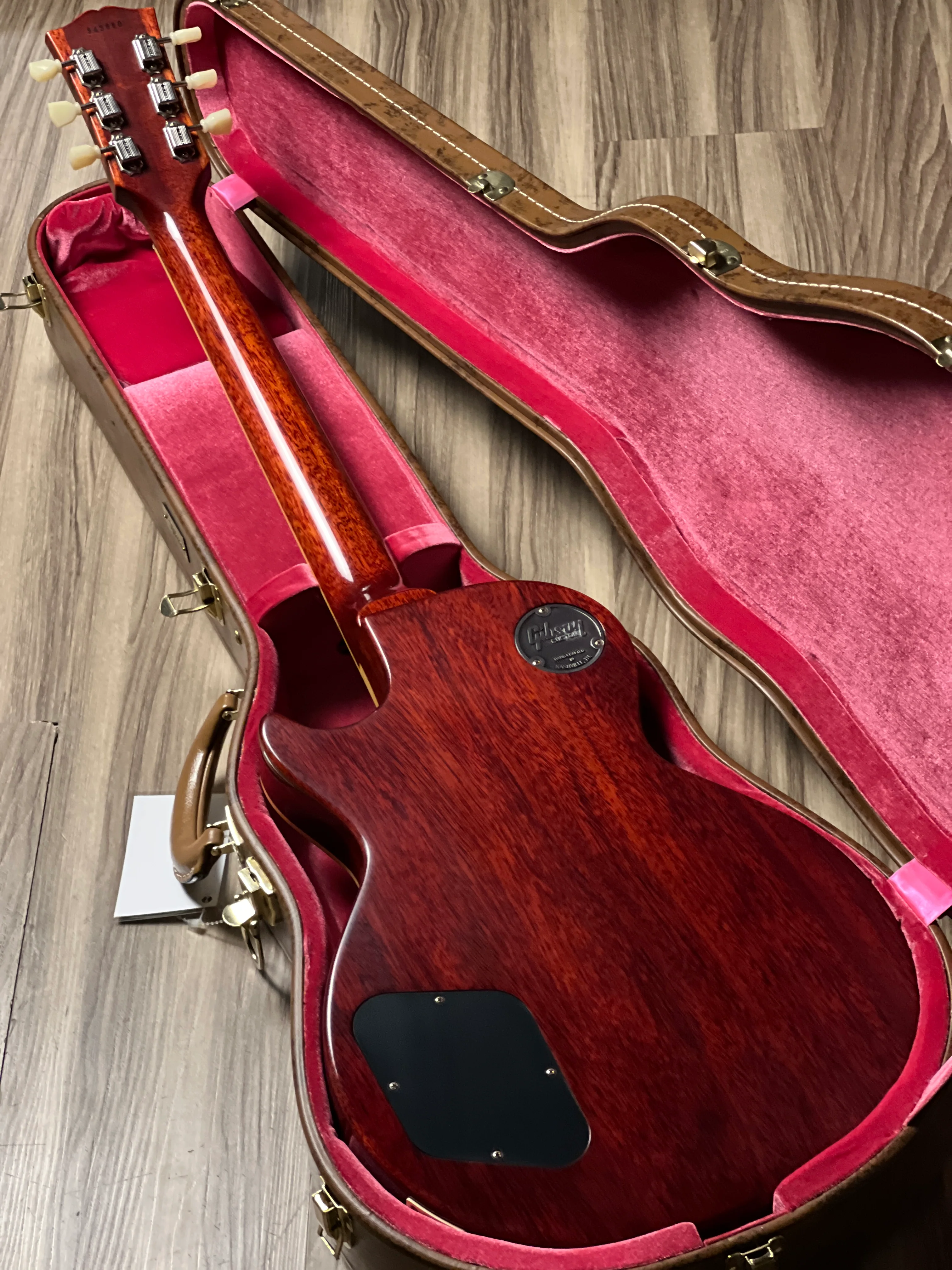Gibson 1959 Les Paul Standard Reissue VOS Washed Cherry Sunburst 943880 - Image 5