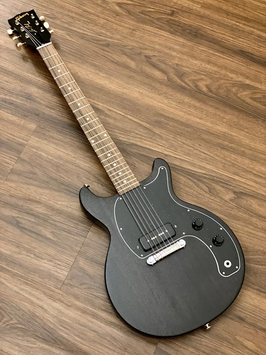Gibson 2019 Les Paul Junior Tribute DC in Worn Ebony - Image 2