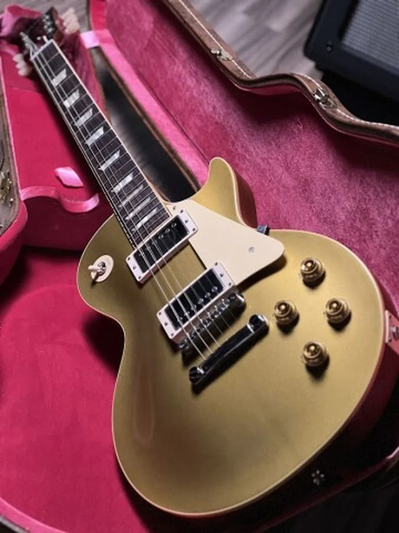 Gibson Custom Shop 57 Les Paul Standard Gold Top Gloss NH w/Case 722173 - Image 3