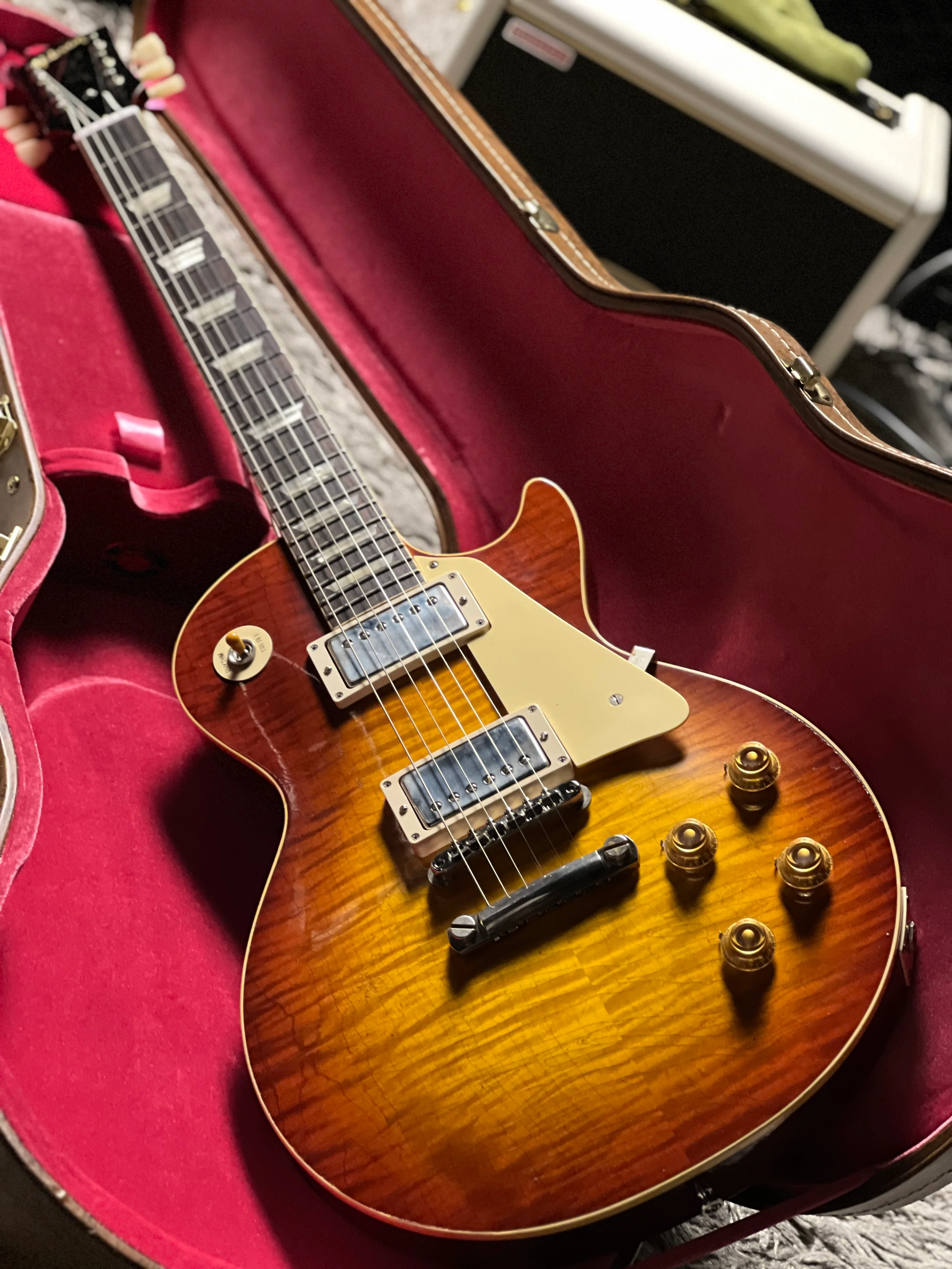 Gibson Custom Shop Murphy Lab 1959 Les Paul Standard Reissue Cherry Tea Burst-Light Aged 942320 - Image 5