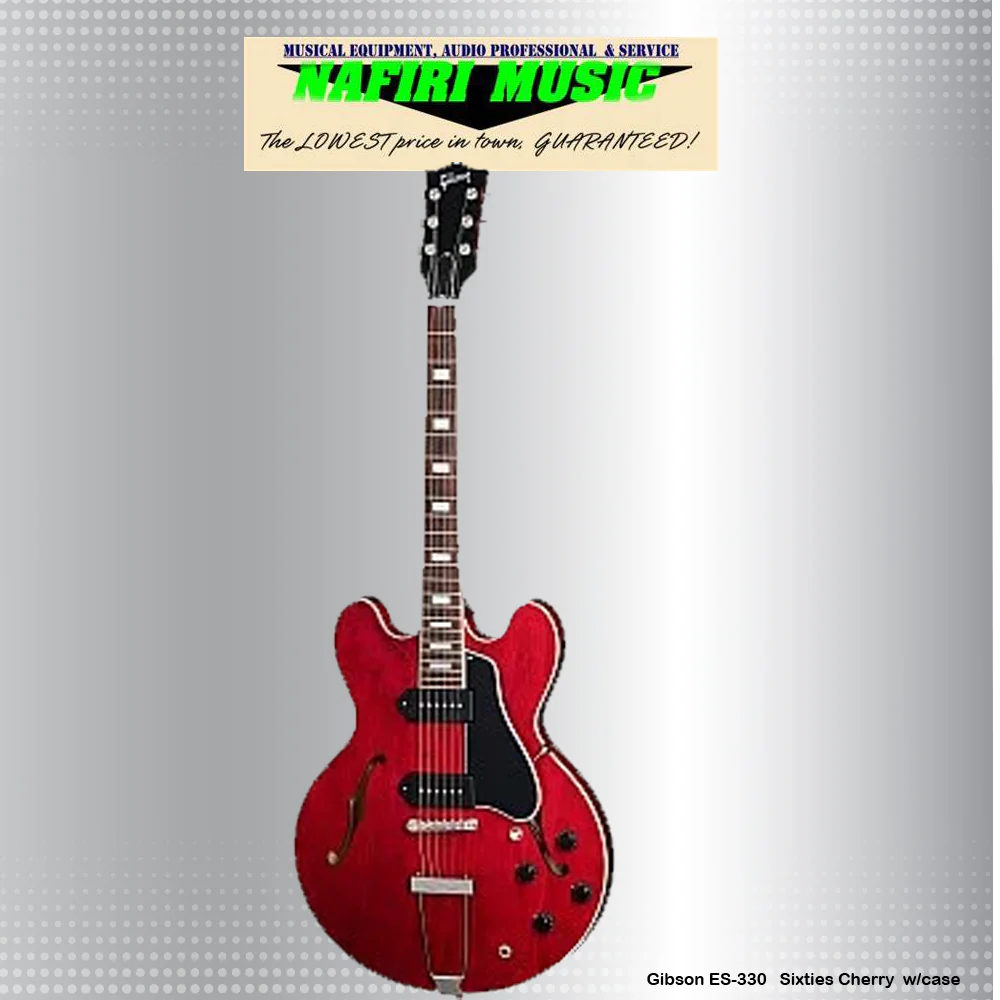 Gibson ES-330 in Sixties Cherry  with case 221540273 - Image 10