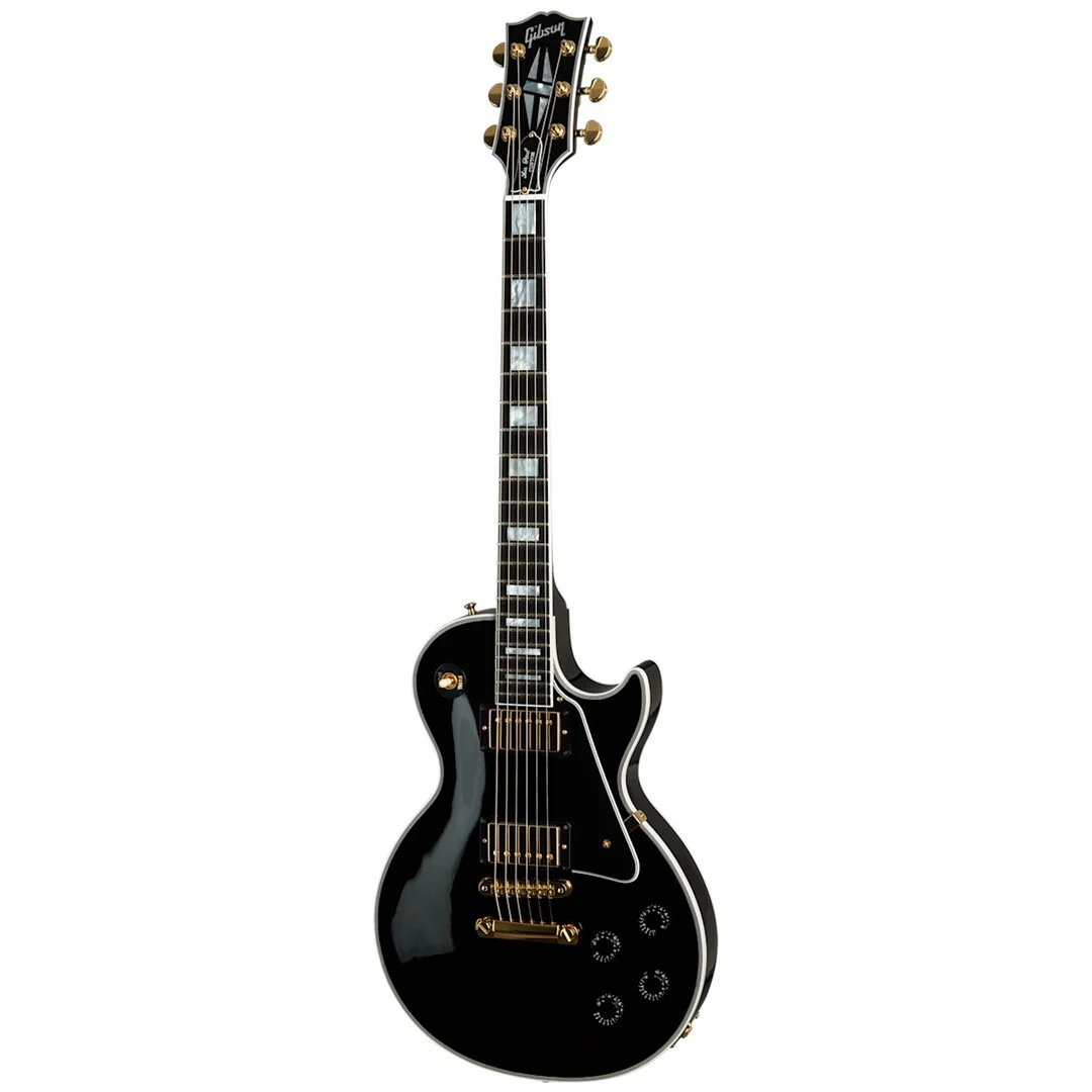 Gibson Les Paul Custom Ebony Fingerboard Gloss in Ebony w/ Case CS 404473 - Image 10