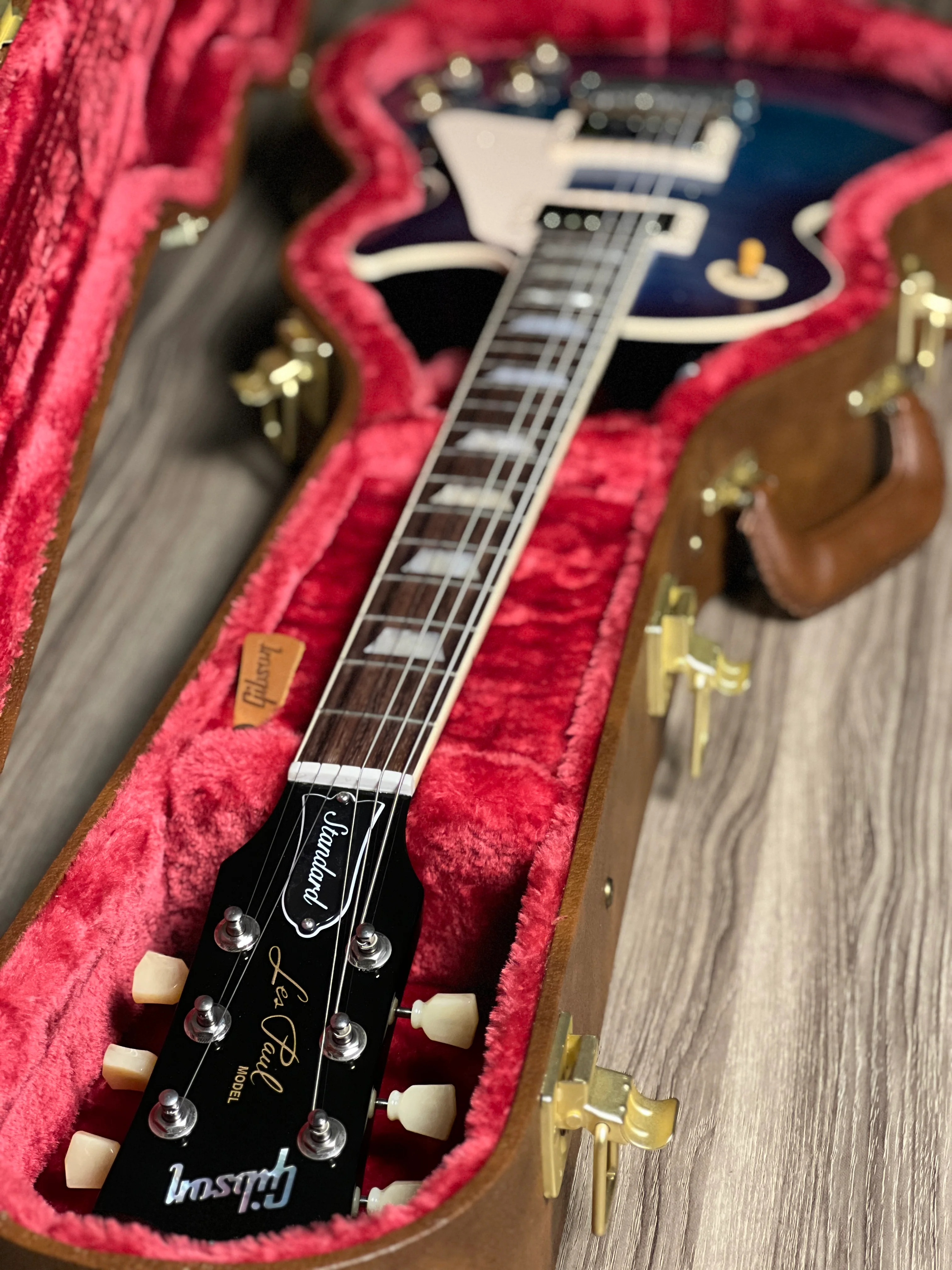 Gibson Les Paul Standard 50s (Trans Finish) In Blueberry Burst w/Case 229130355 - Image 8