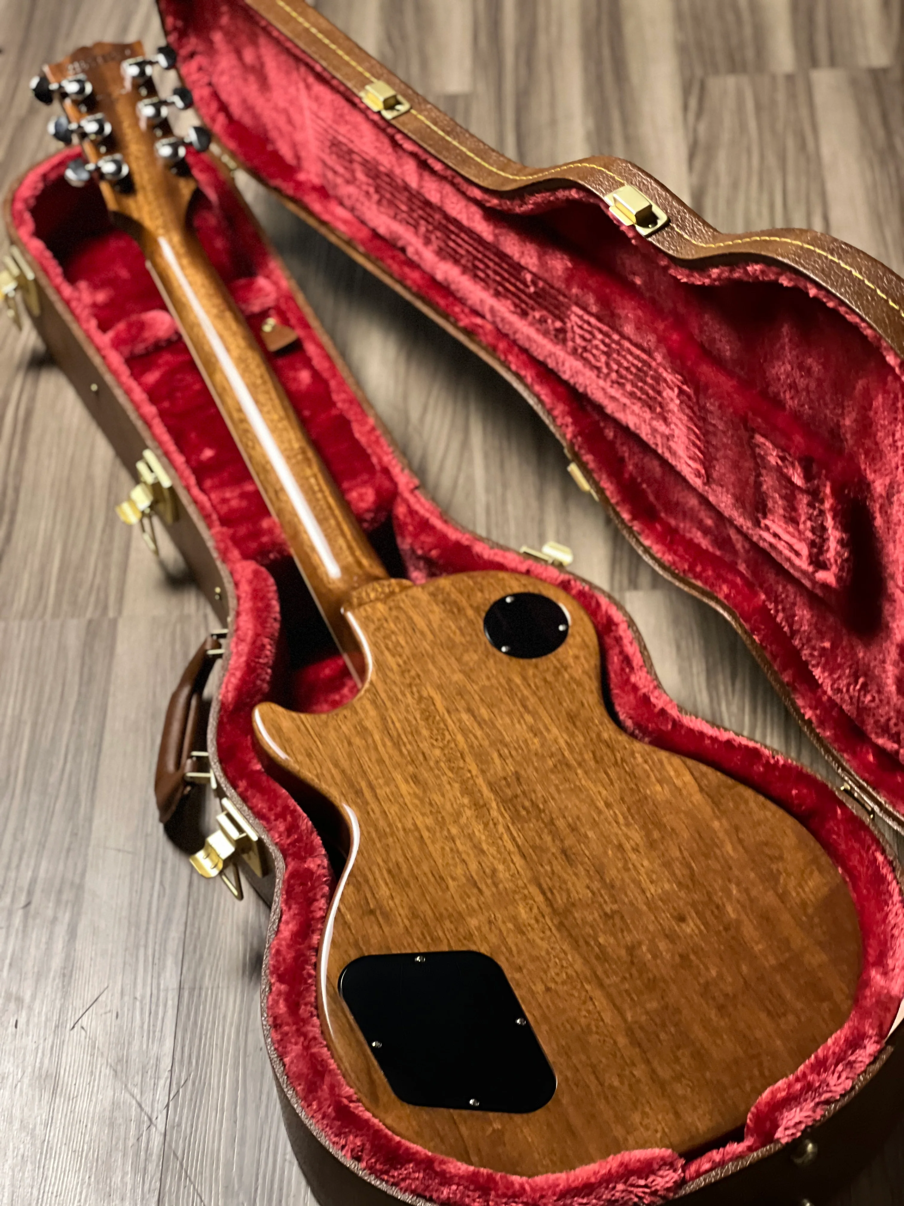 Gibson LP Standard 60s Figured Top in Honey Amber w/Case 216530269 - Image 5