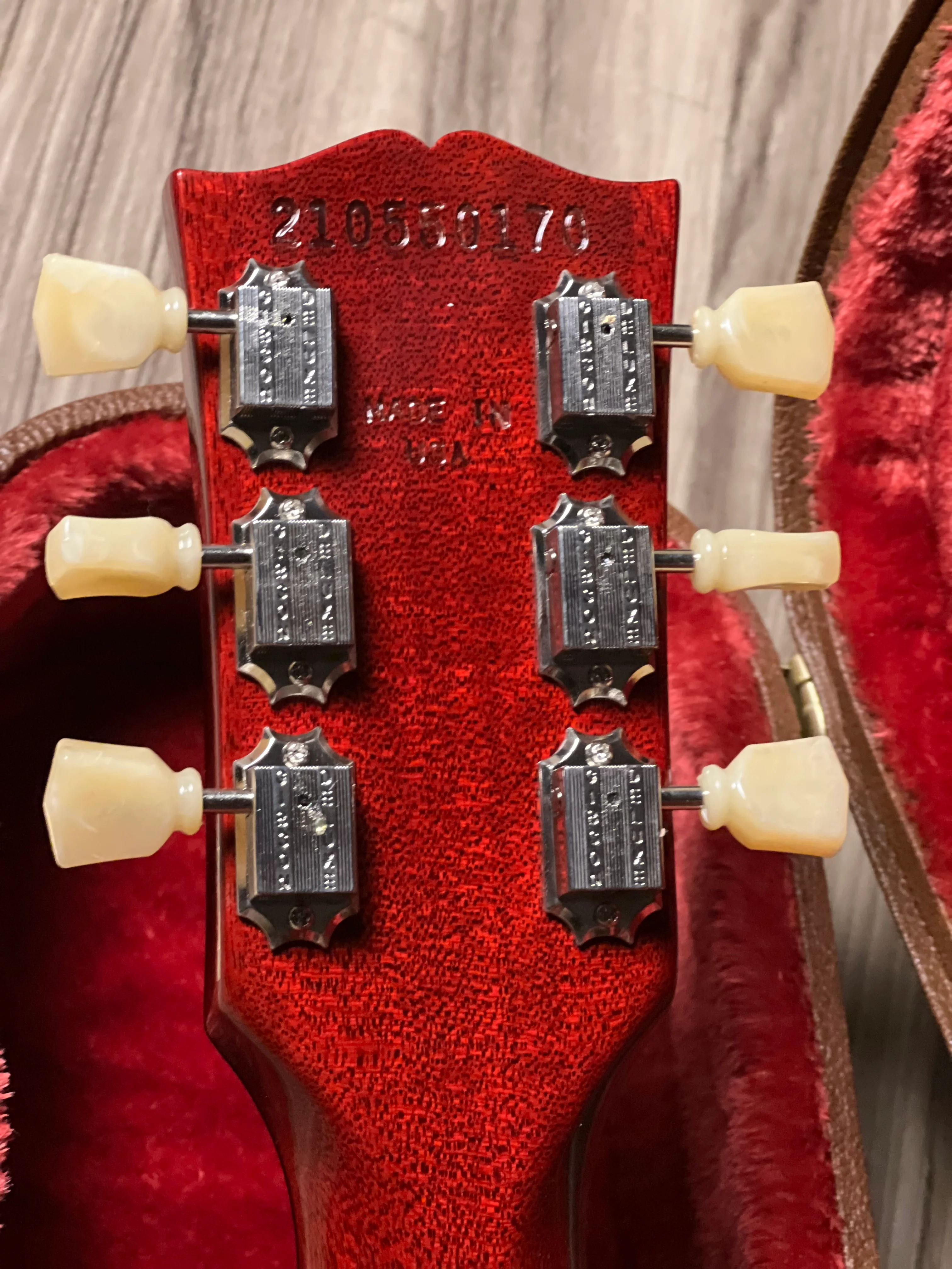 Gibson Original Collection SG Standard `61 Stop Bar in Vintage Cherry 210550170 - Image 7