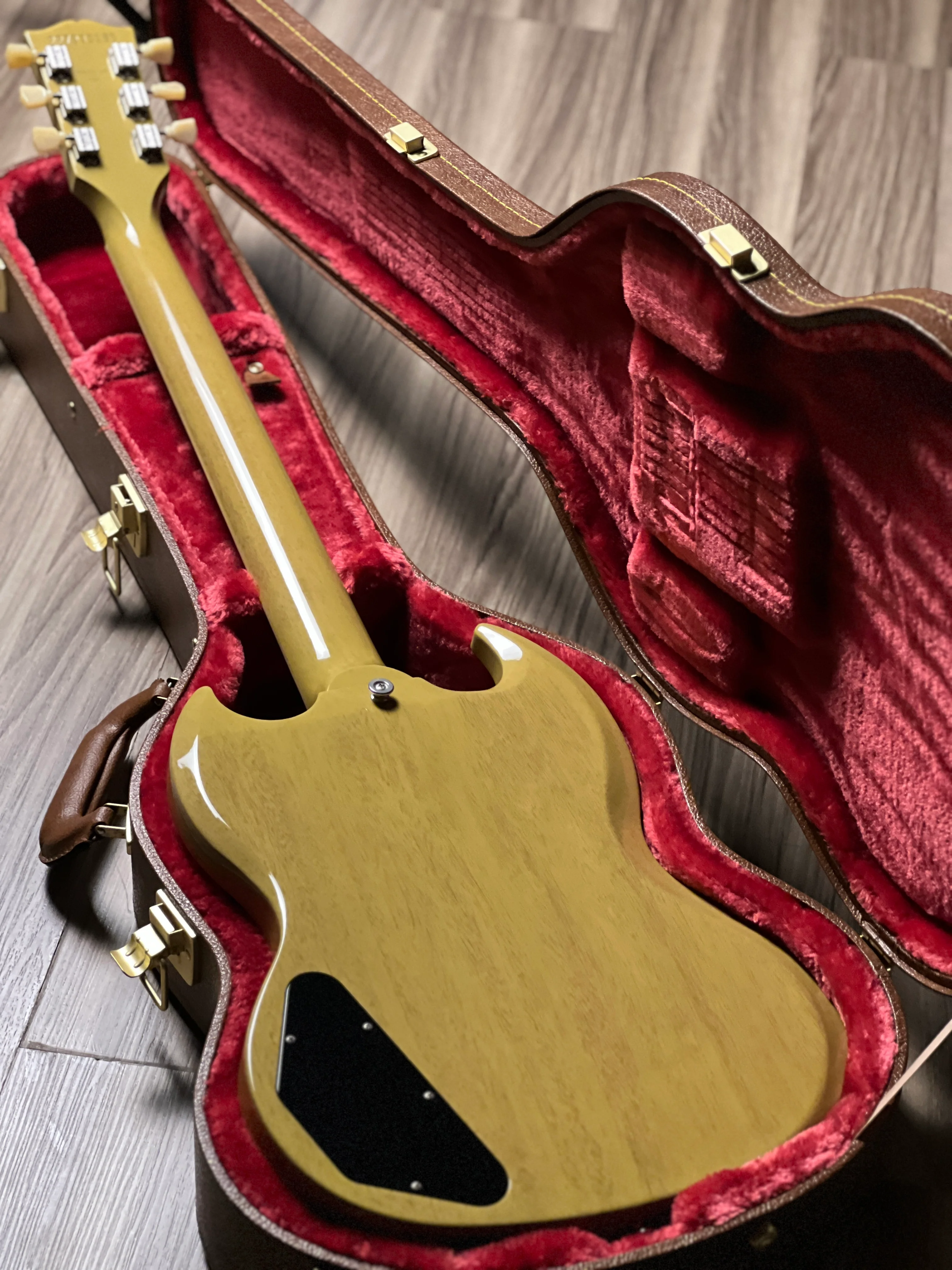 Gibson SG Standard 61 TV Yellow w/Case 227830185 - Image 6