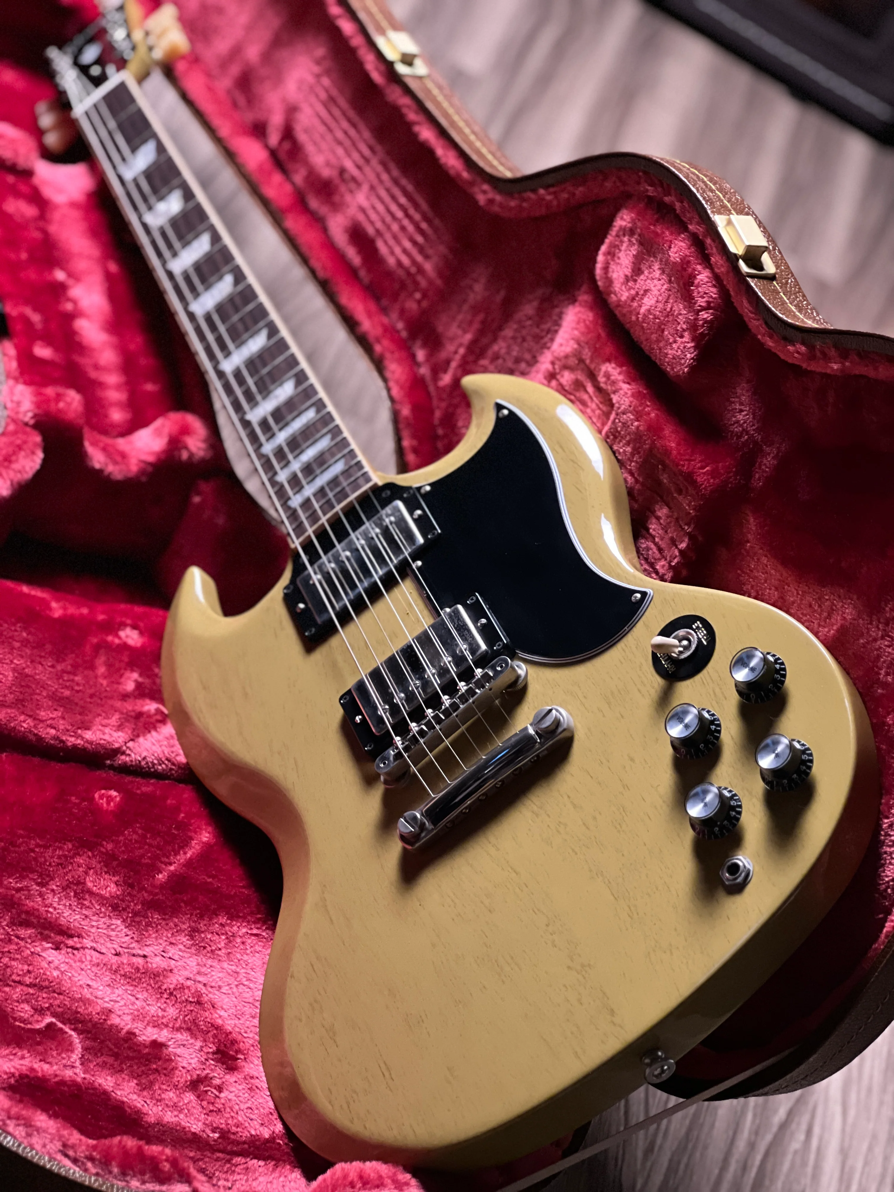 Gibson SG Standard 61 TV Yellow w/Case 229330291 - Image 5