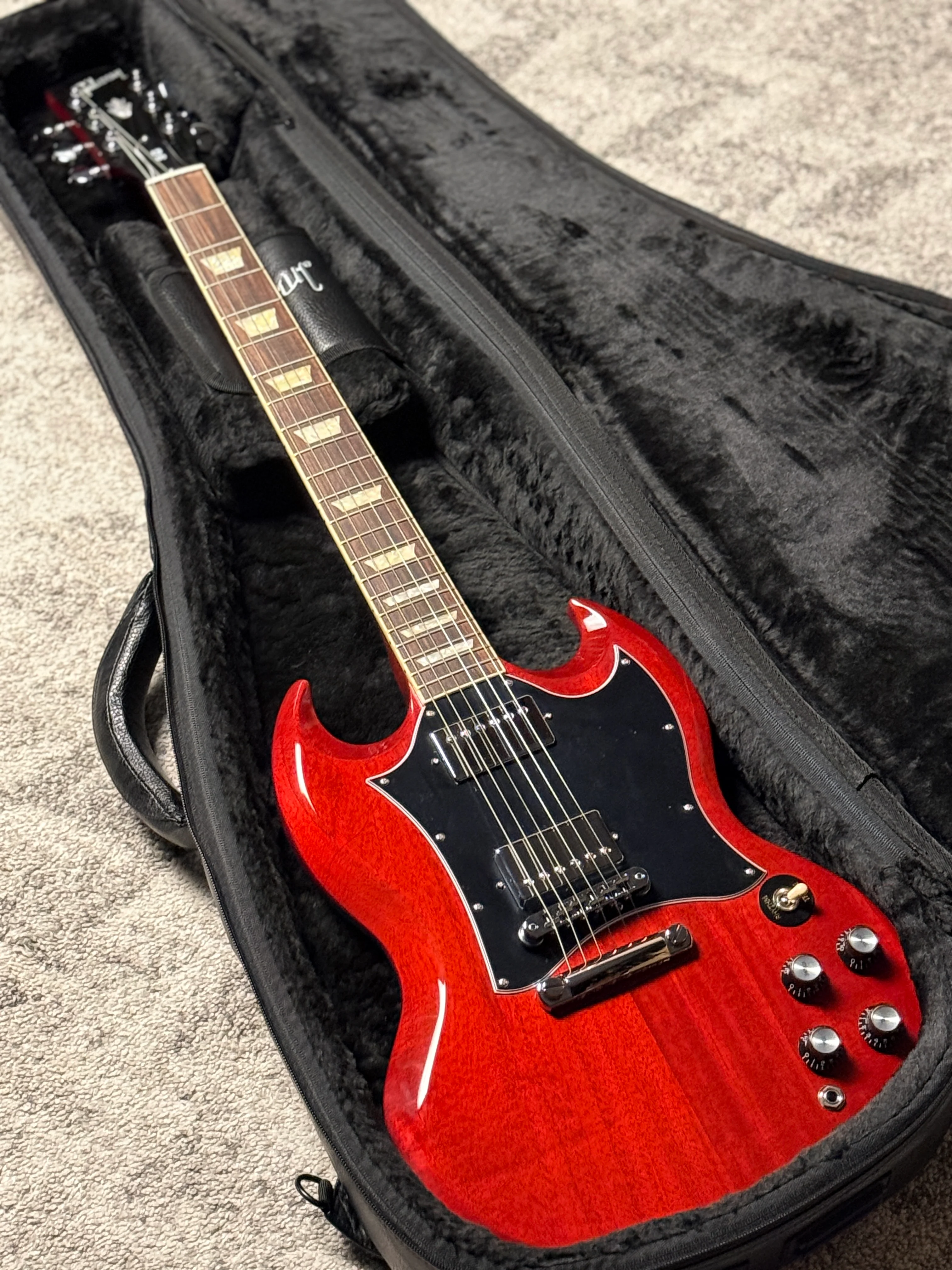 Gibson SG Standard in Heritage Cherry with Gigbag 233840243 (B STOCK) - Image 9