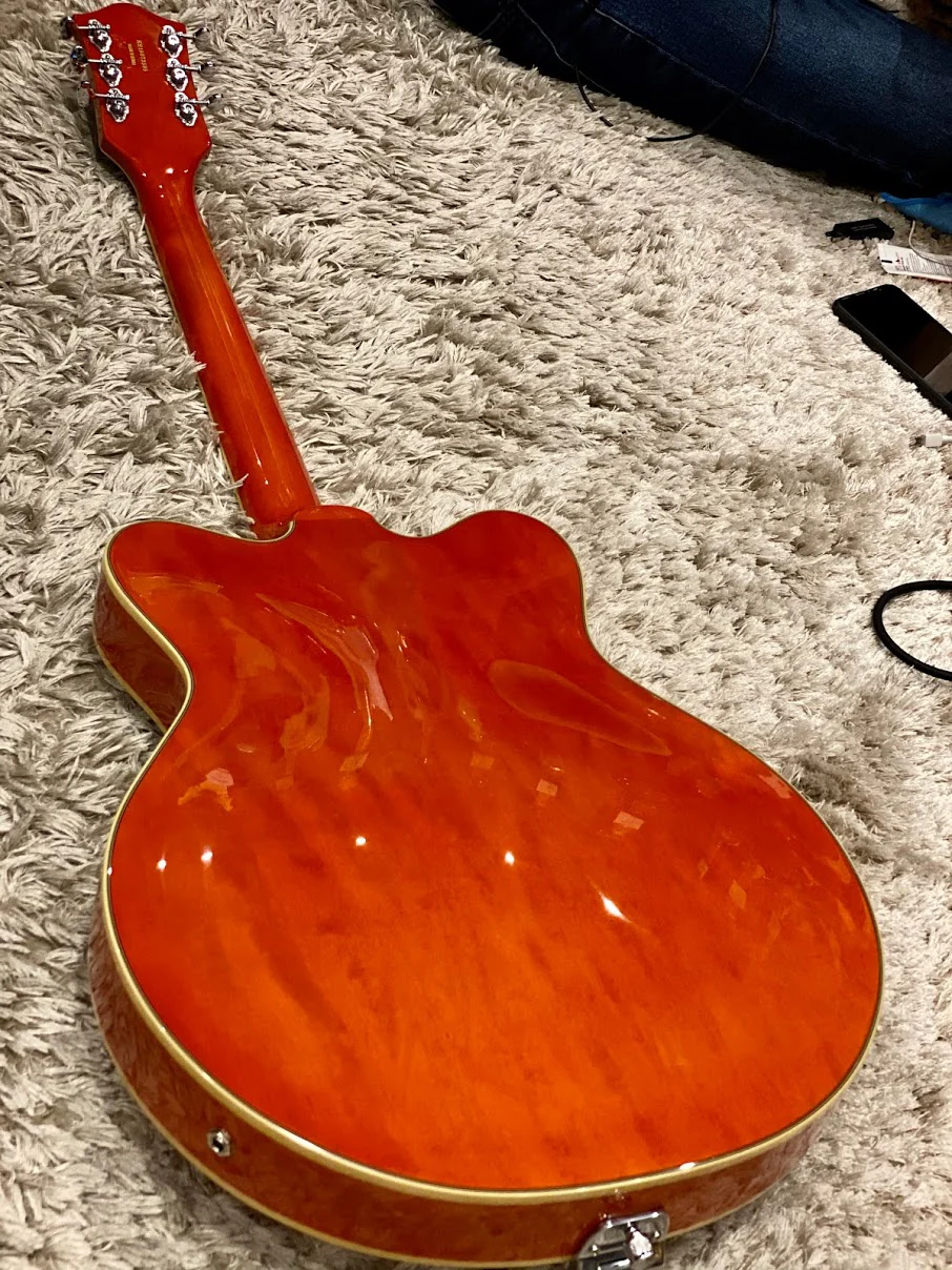 Gitar Gretsch G5422T Electromatic Hollow Body Orange Stain with Bigsby - Image 2