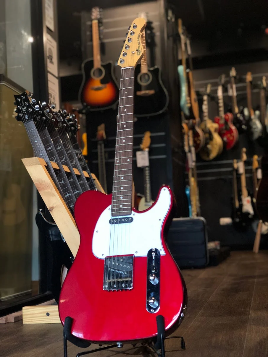 G&L Tribute ASAT Classic in Candy Apple Red - Image 2