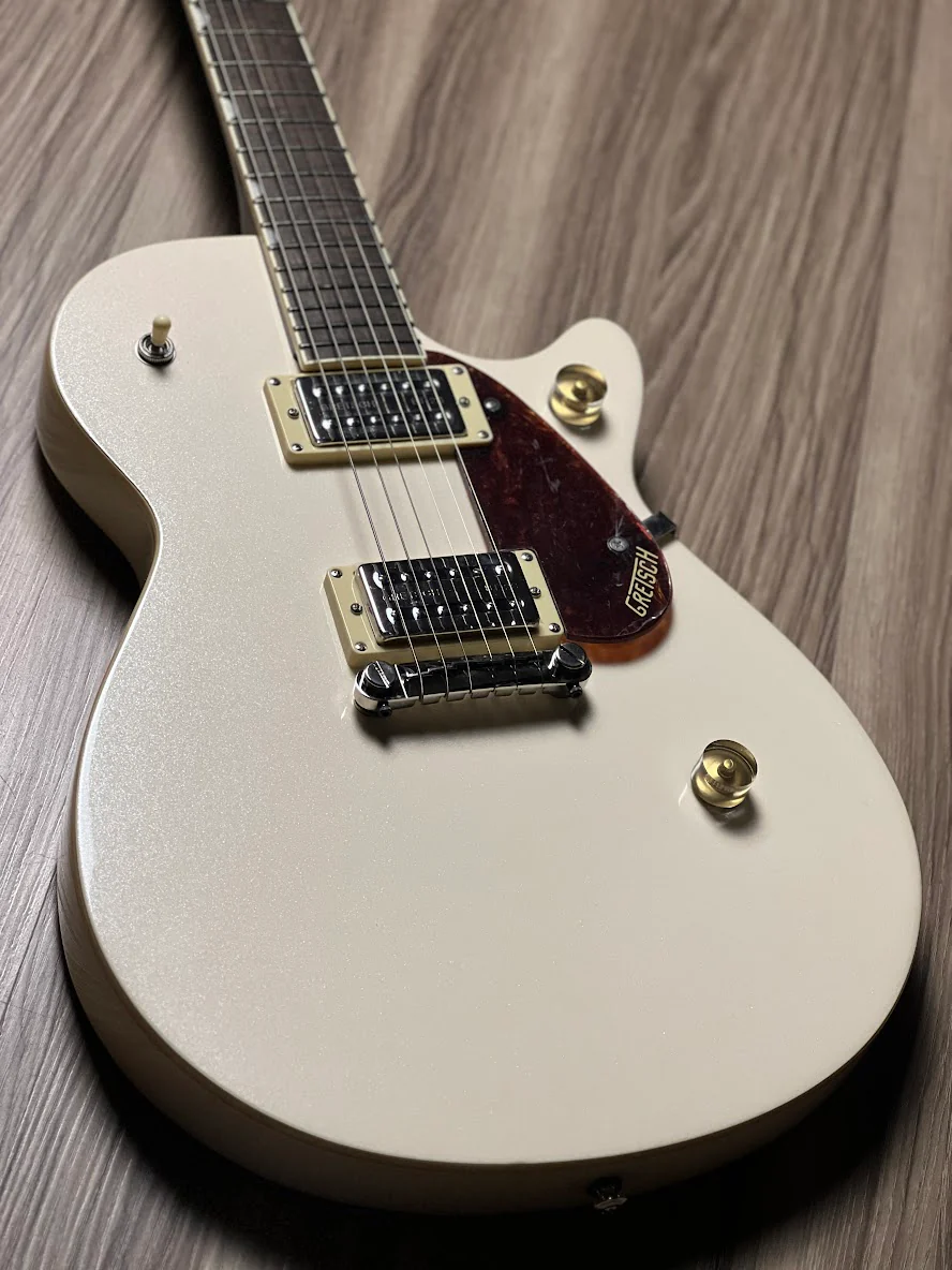 Gretsch FSR G2217 Streamliner Junior Jet Club in White Pearl Metallic - Image 2
