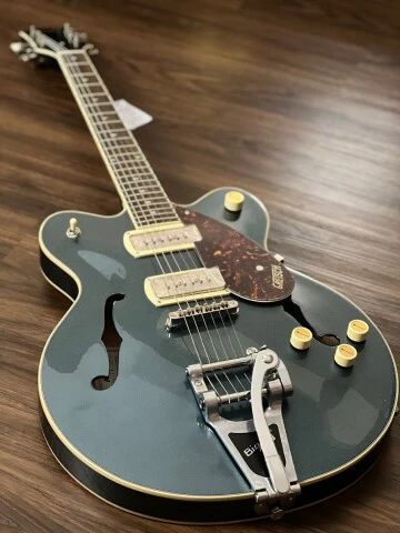 Gretsch G2622T-P90 Streamliner Center Block Double-Cut with Laurel FB in Gunmetal - Image 2