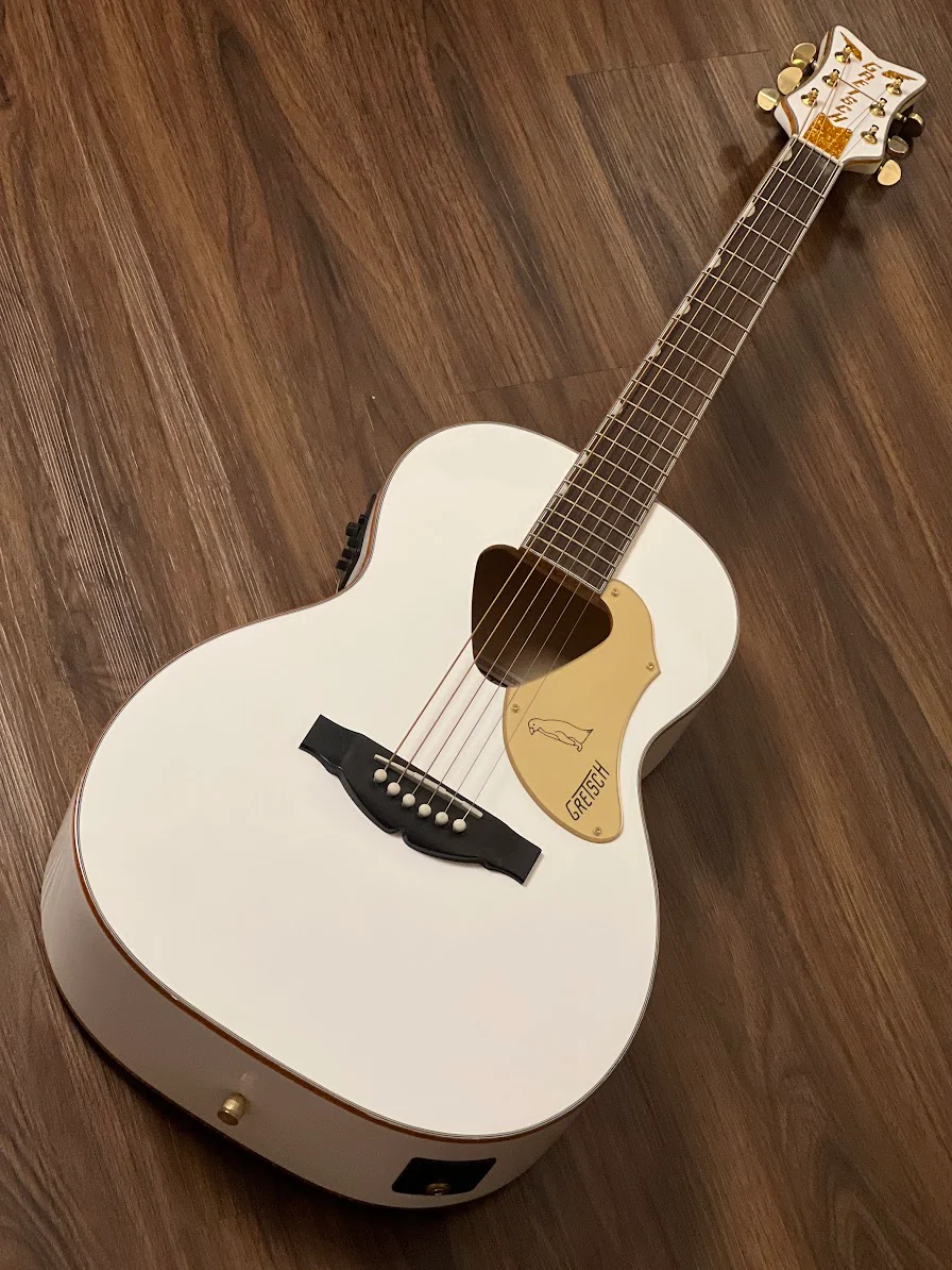 Gretsch G5021WPE Rancher Penguin Parlor Acoustic Electric in White - Image 2